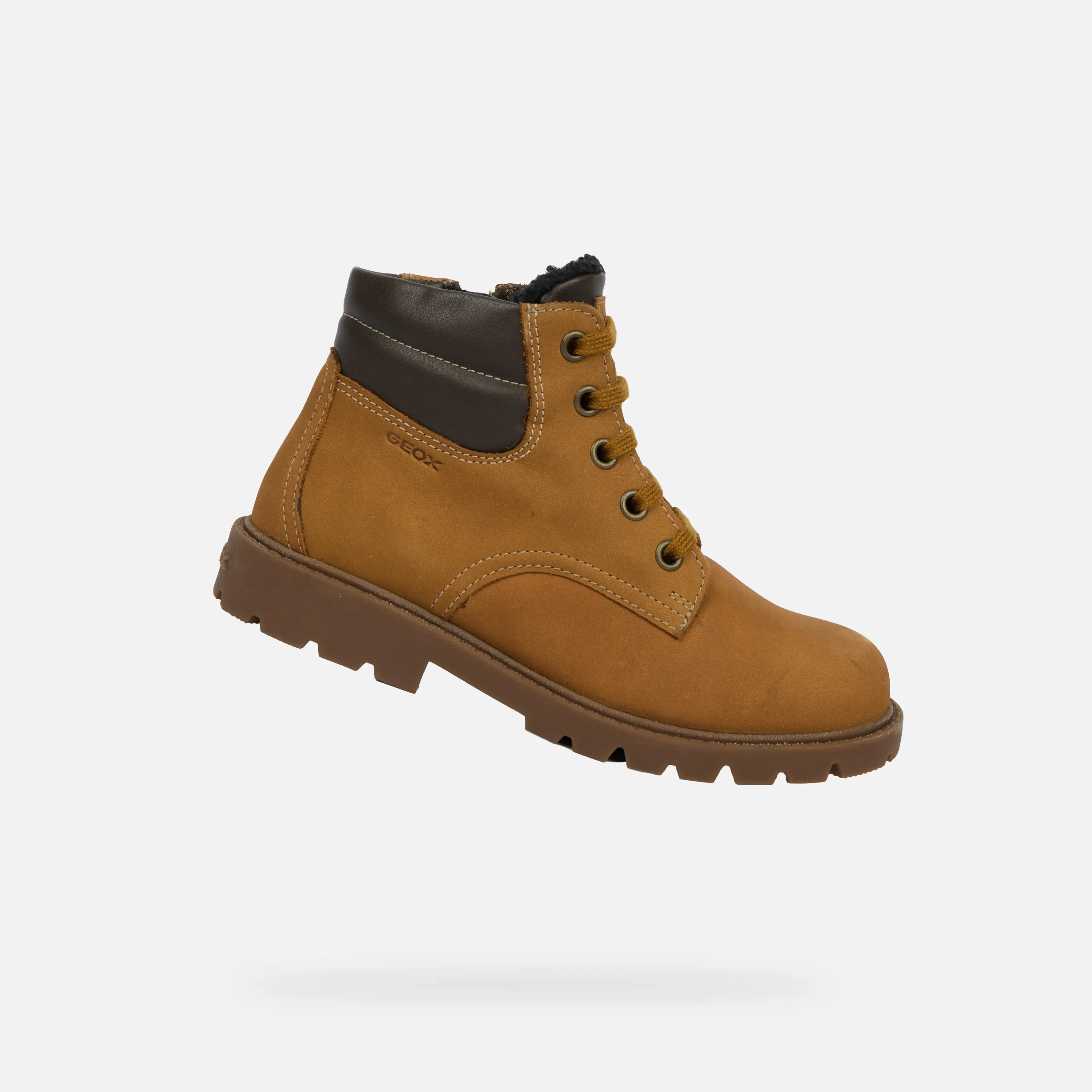 Hnědé chlapecké tenisky Geox Shaylax Boy