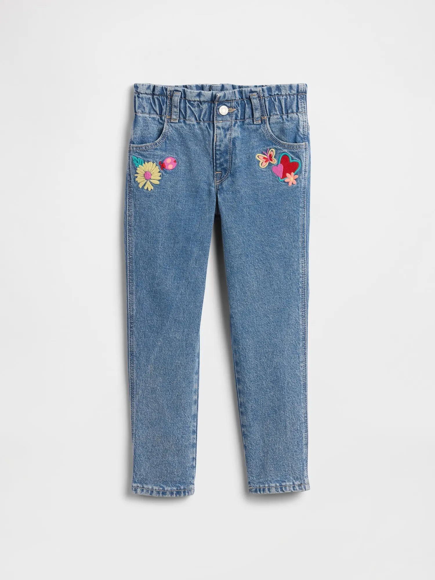 GAP Baby Jeans Paperbag Mom - Dívčí