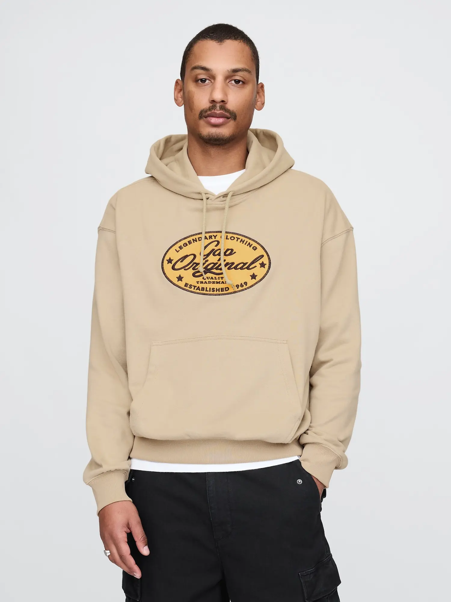 GAP Pánská Oversize mikina s logem Americana 744731-01 Velikost: