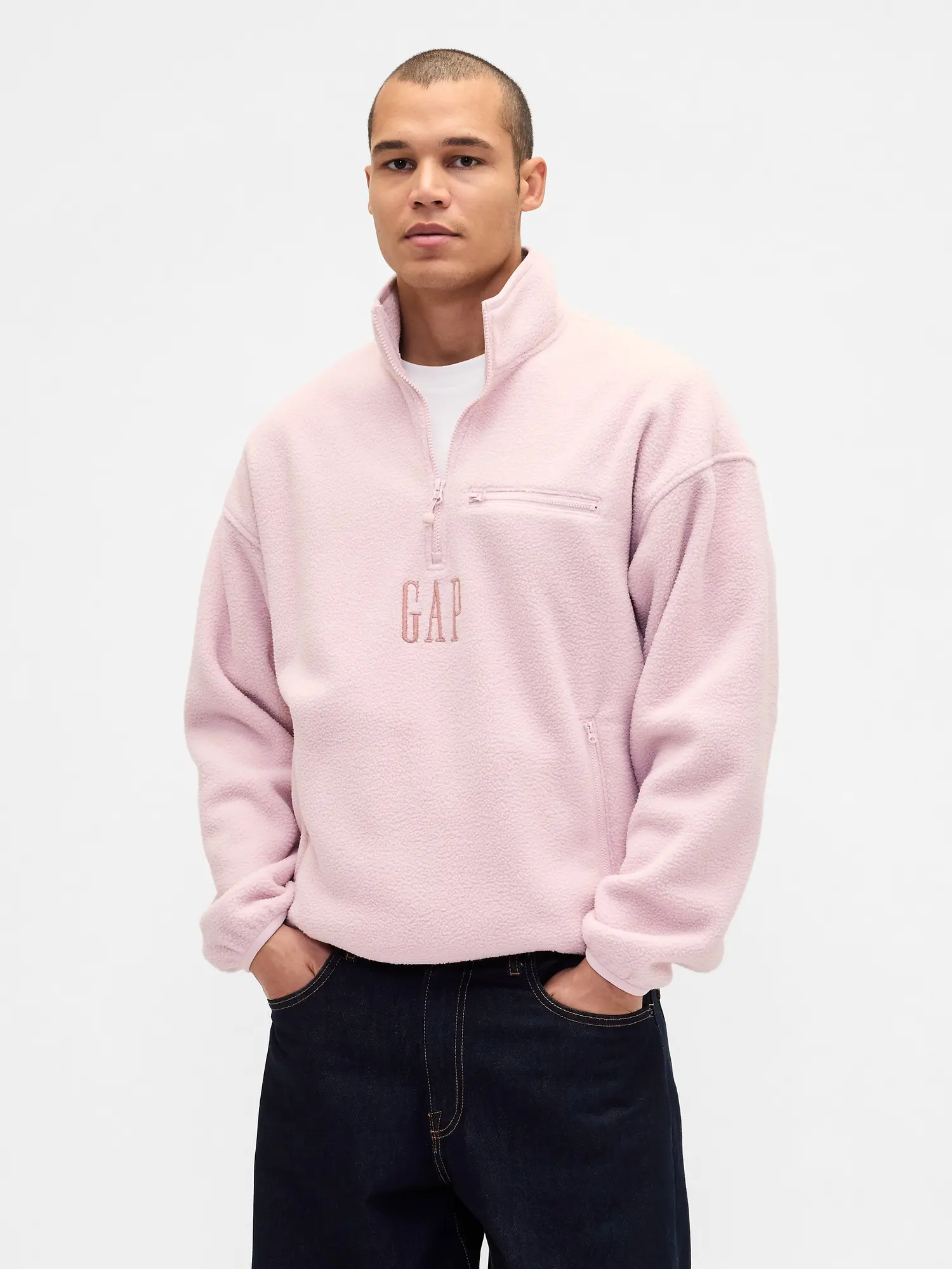 GAP Oversize Arctic Fleece Sherpa Mikina