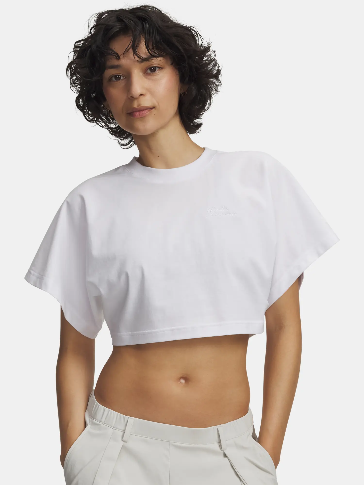Dámské triko Under Armour Cropped Script