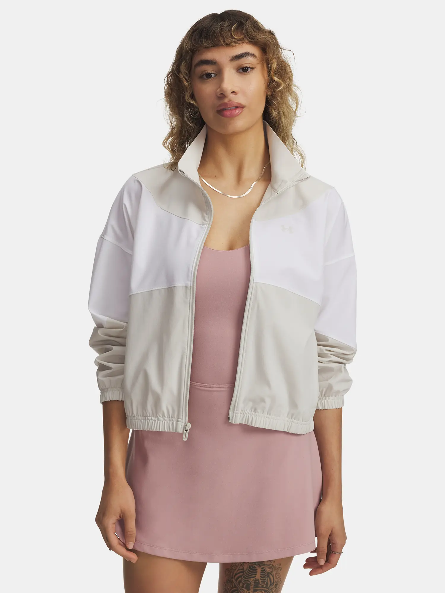 Dámská bunda Under Armour UA Rival Woven Jacket-WHT - Dámské