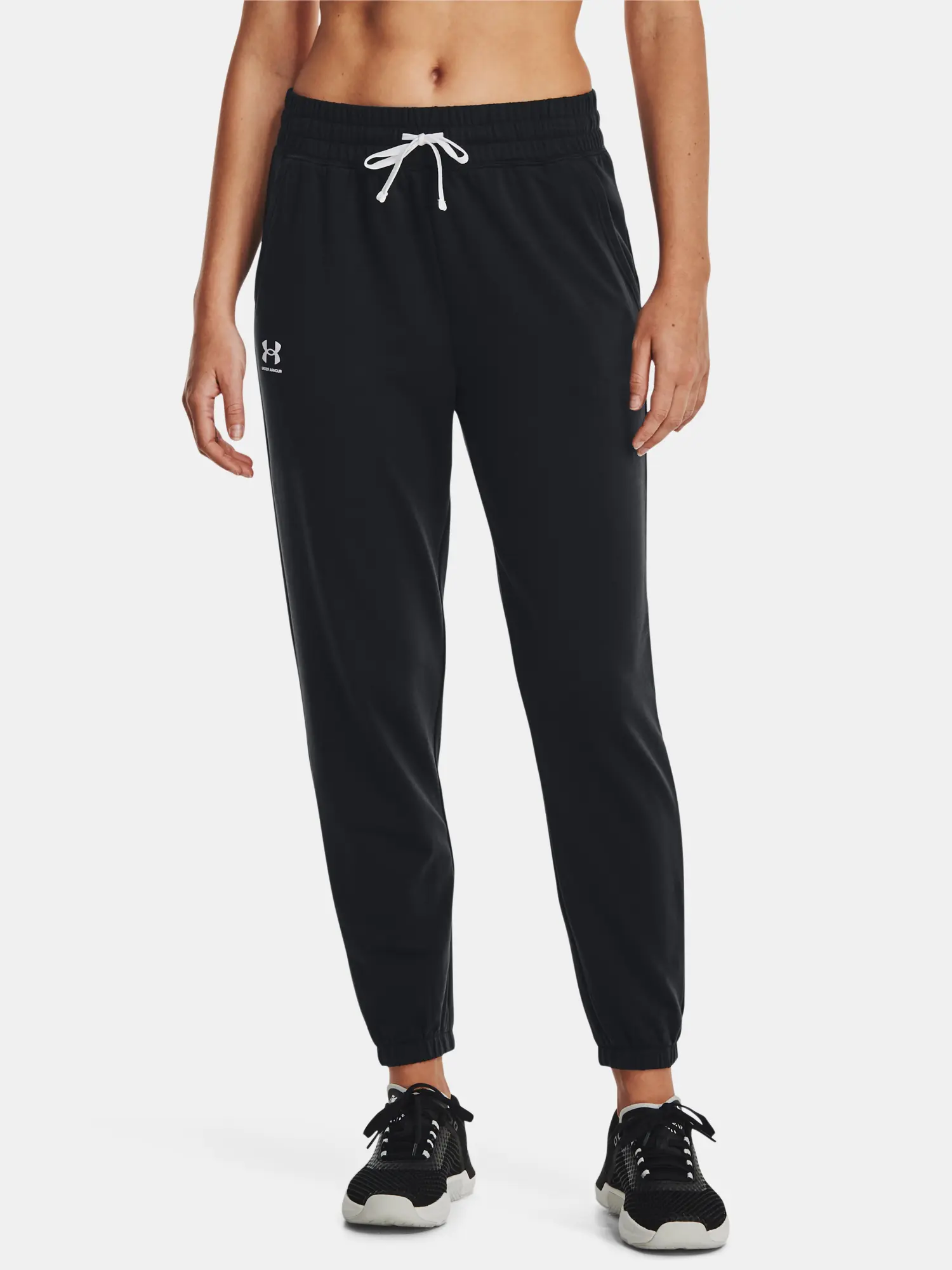 Under Armour Tepláky Rival Terry Jogger-BLK - Dámské