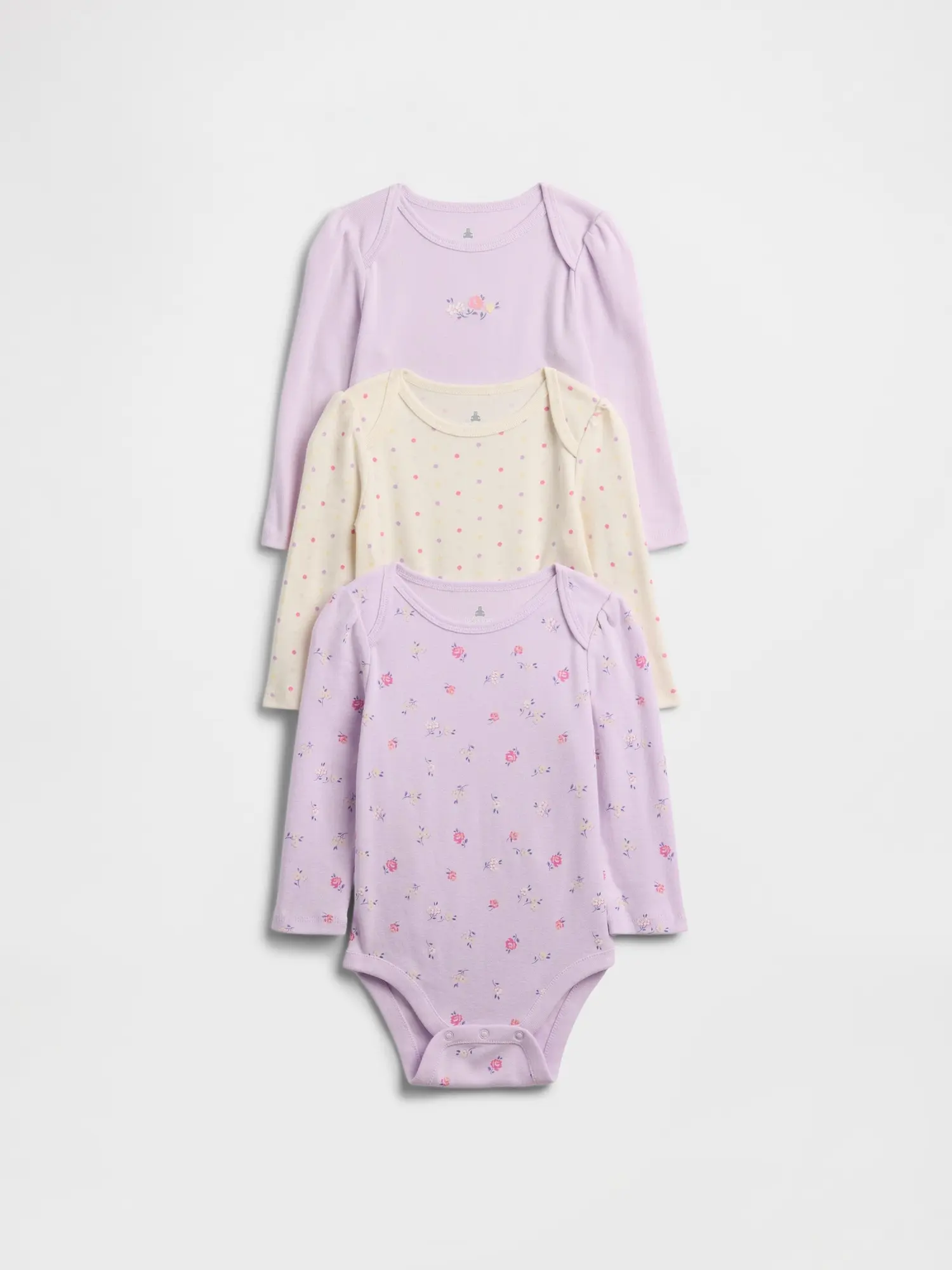 GAP dětský body, 3 ks - dívčí