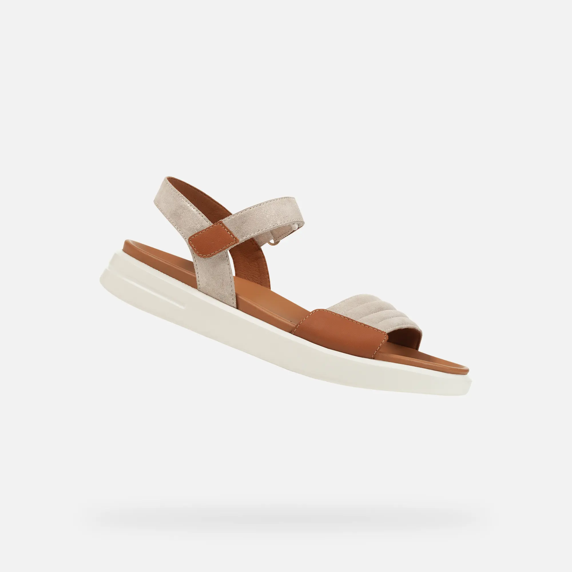 Hnědé dámské sandály Geox Xand 2S