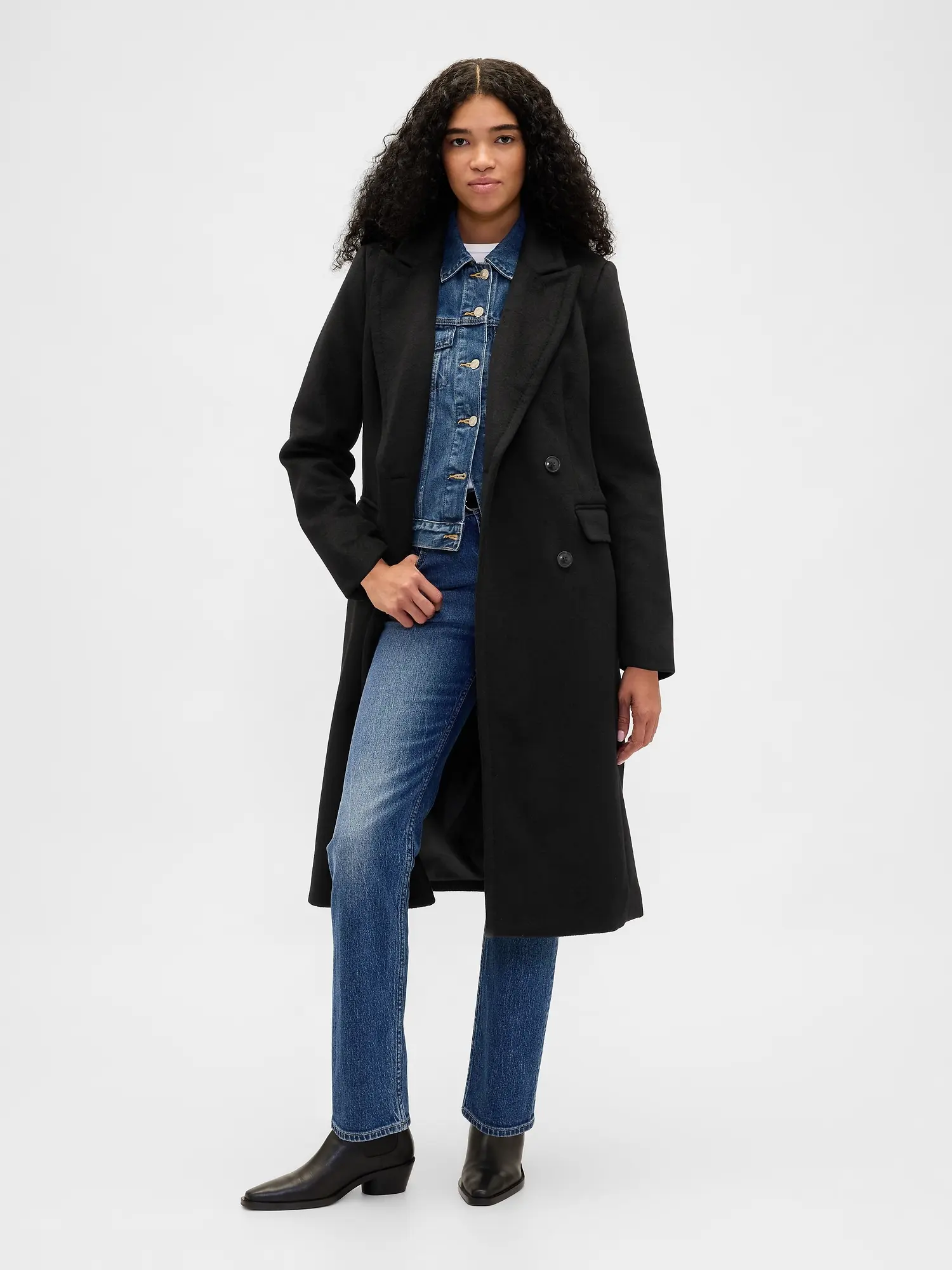GAP Chesterfield vlněný kabát