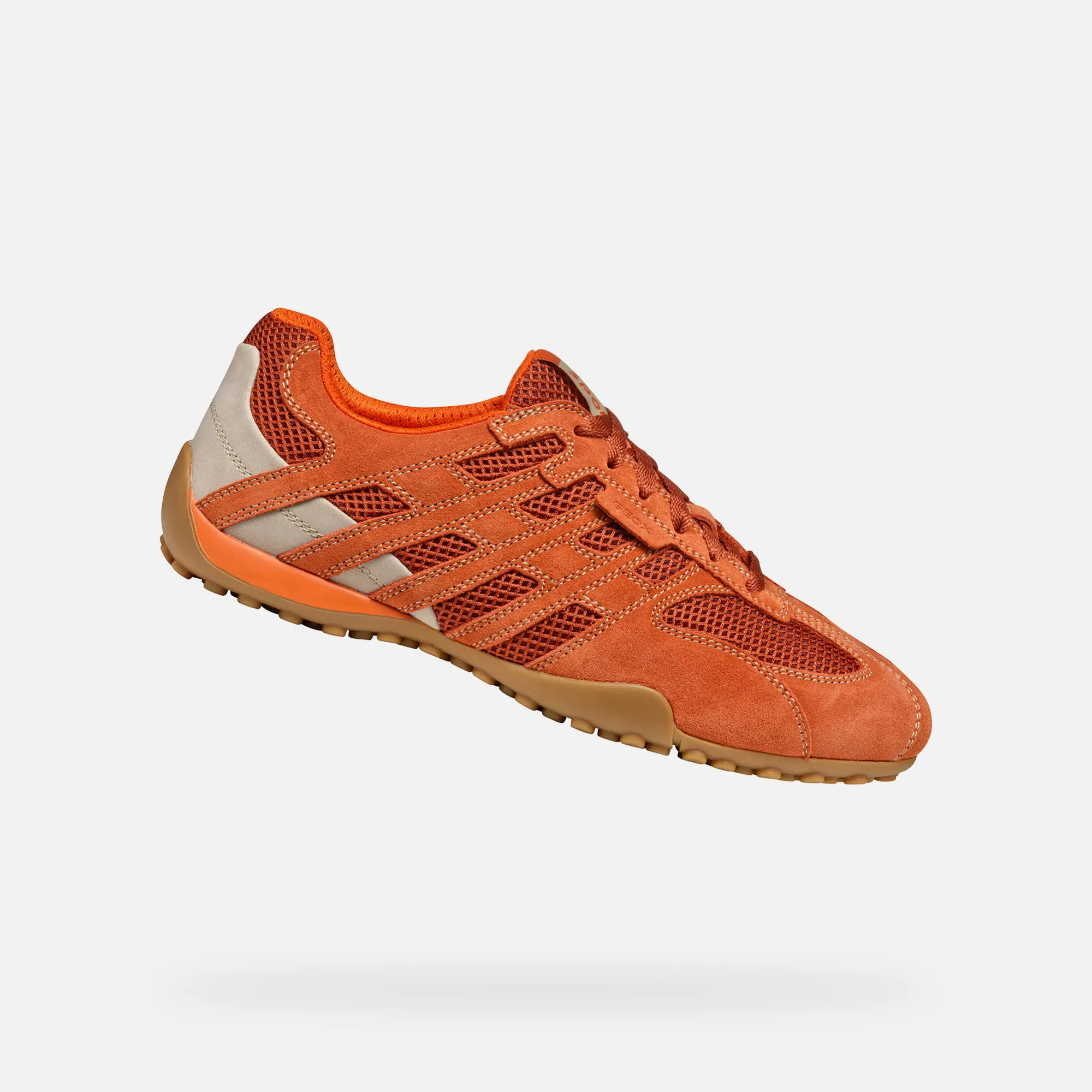 Oranžové pánské tenisky Geox Snake Original - Pánské