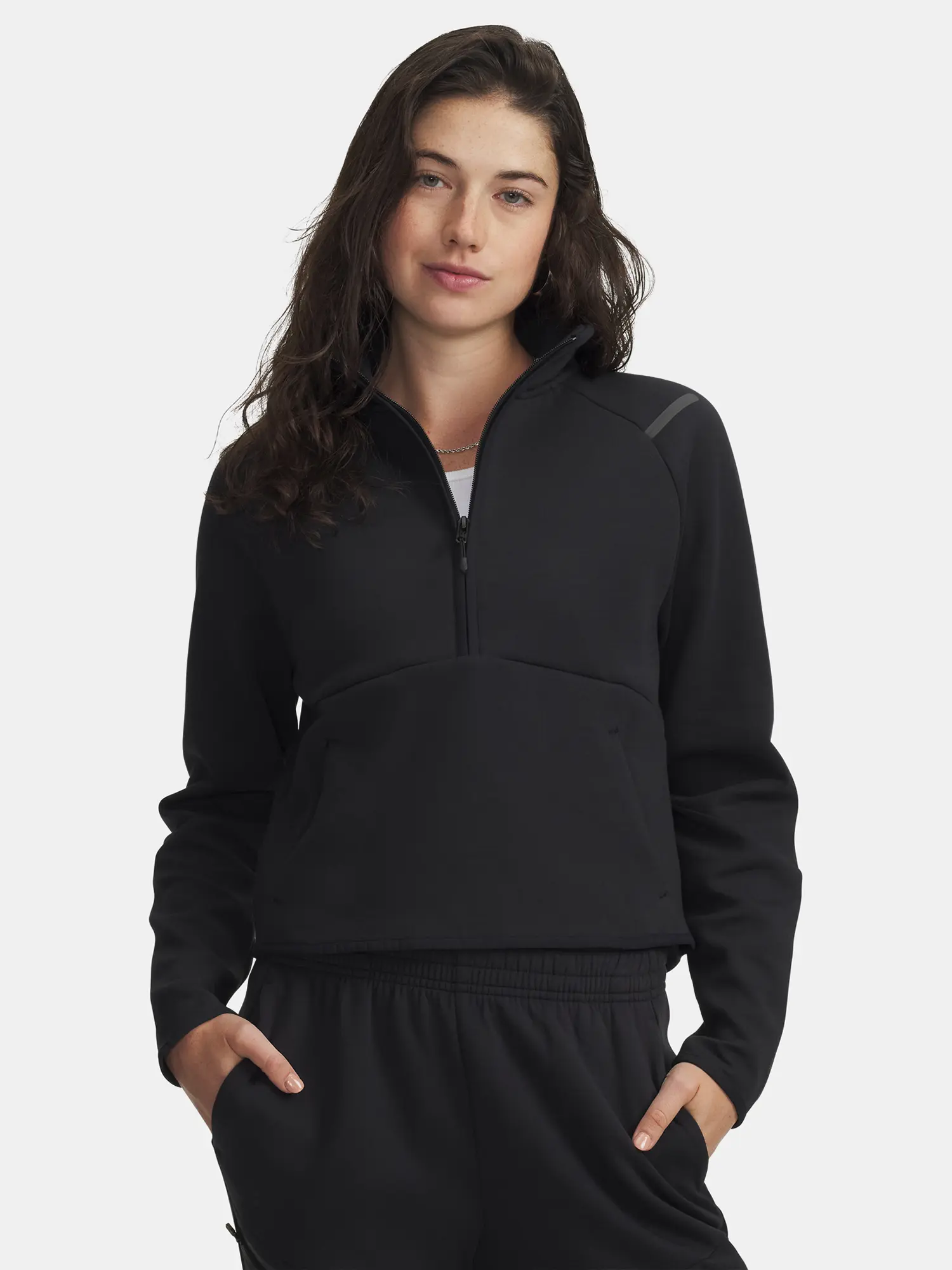 Dámská mikina Under Armour Unstoppable Flc HZ-BLK - Dámské