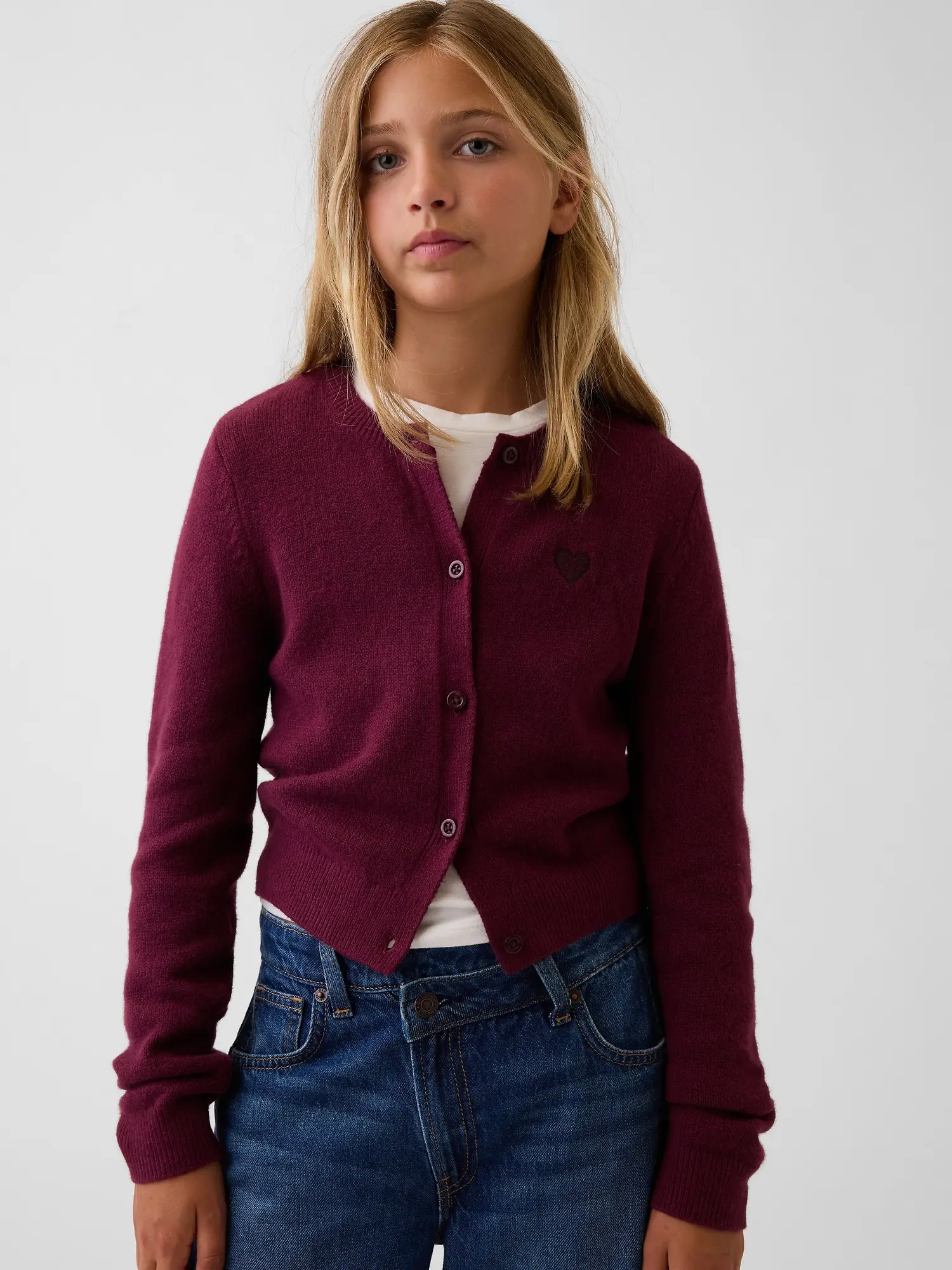 GAP CashSoft dívčí cardigan