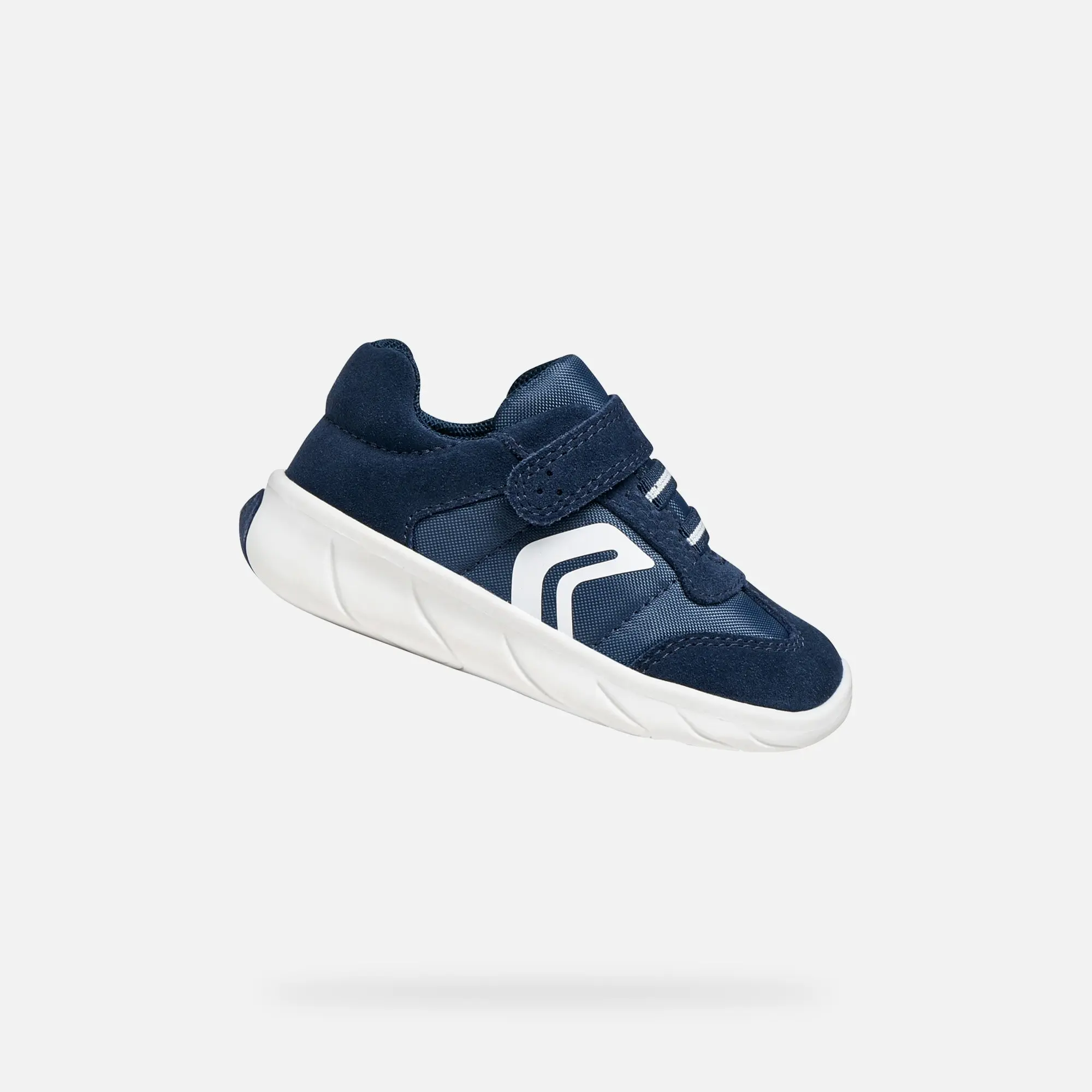 Tmavě modré chlapecké barefoot tenisky Geox Foot-run