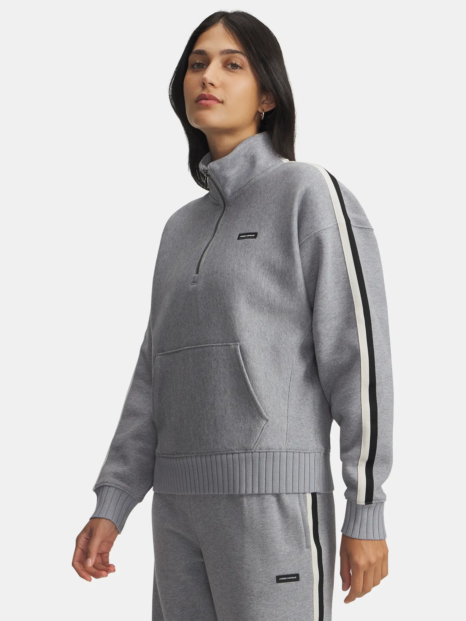 Dámská mikina Under Armour Icon HWT Fleece HZ-GRY - Dámské