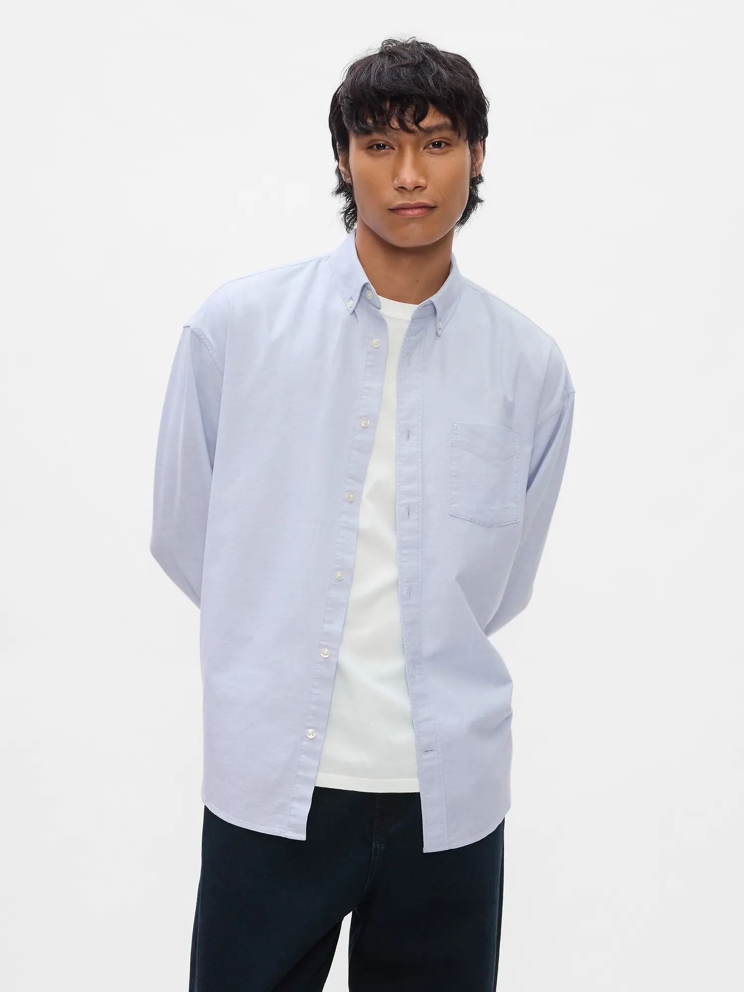 GAP Oversize košile Oxford Big Shirt - Pánské