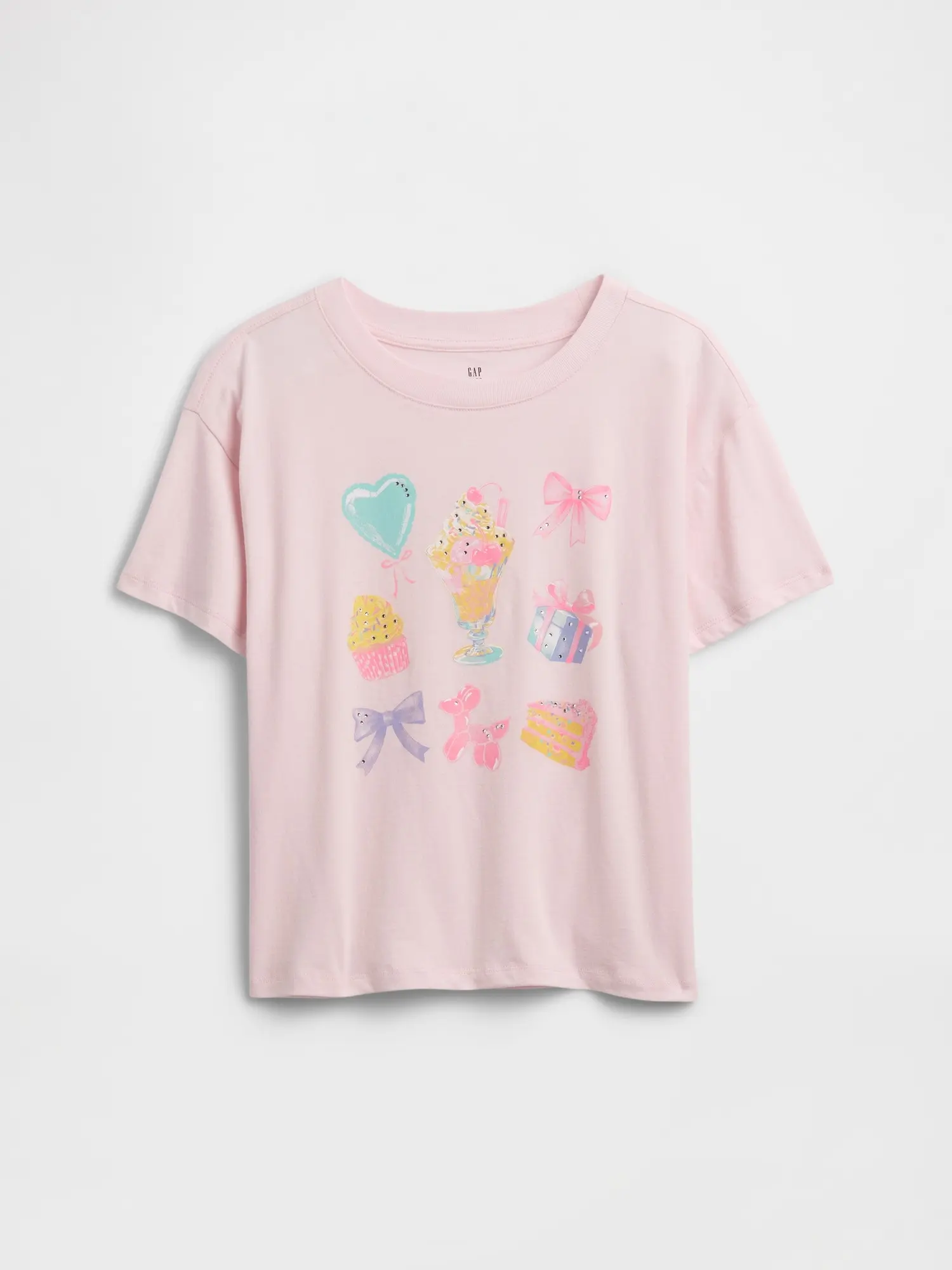 GAP Dětské oversize tričko pro dívky