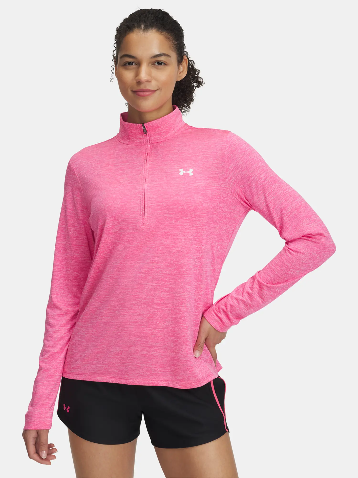 Dámské tričko Under Armour Tech 1/2 Zip- Twist - Dámské