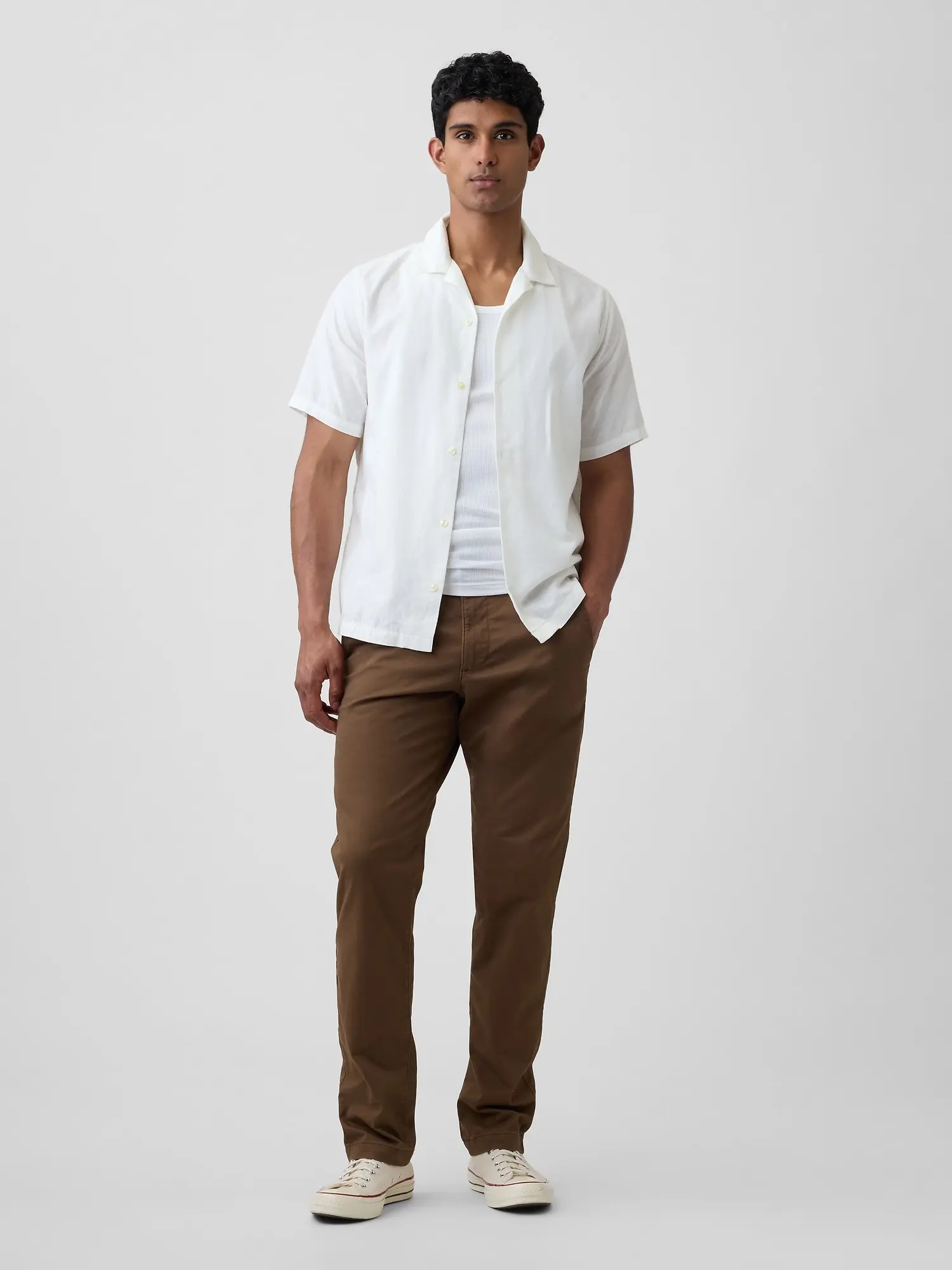 GAP Khaki Slim Kalhoty