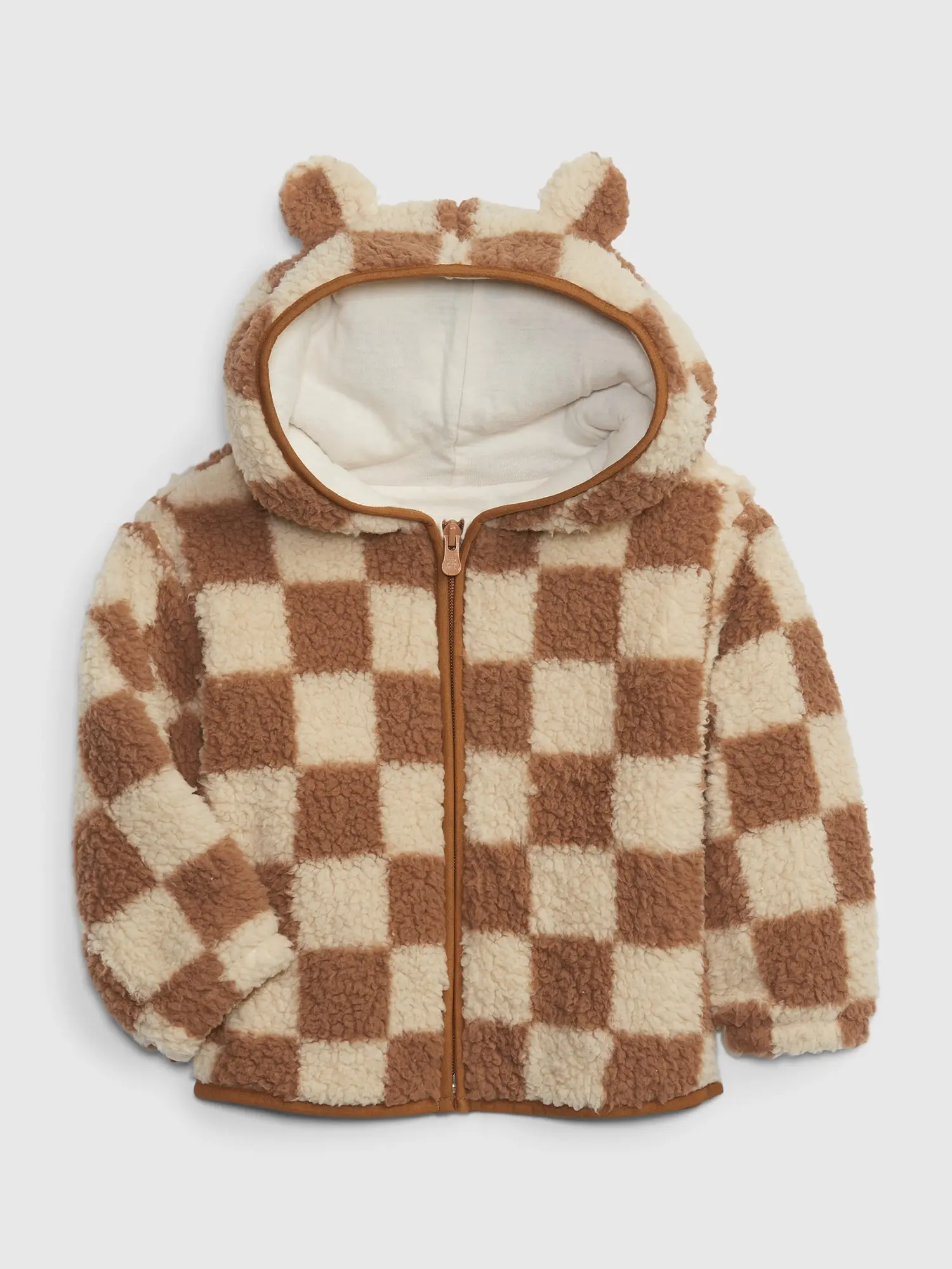 GAP Dětská mikina sherpa bear - Holky
