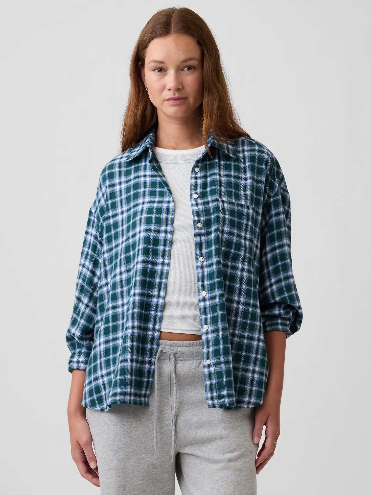 GAP Oversize flanelová košile