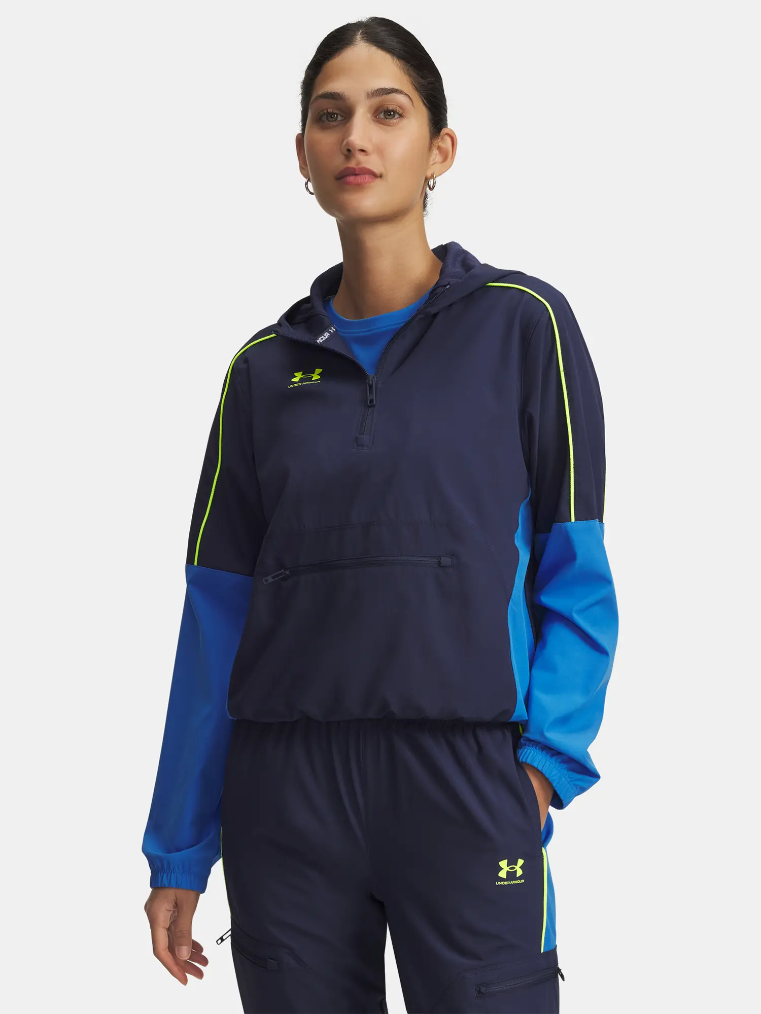 Dámská bunda Under Armour UA W Challenger Anorak-BLU - Dámské