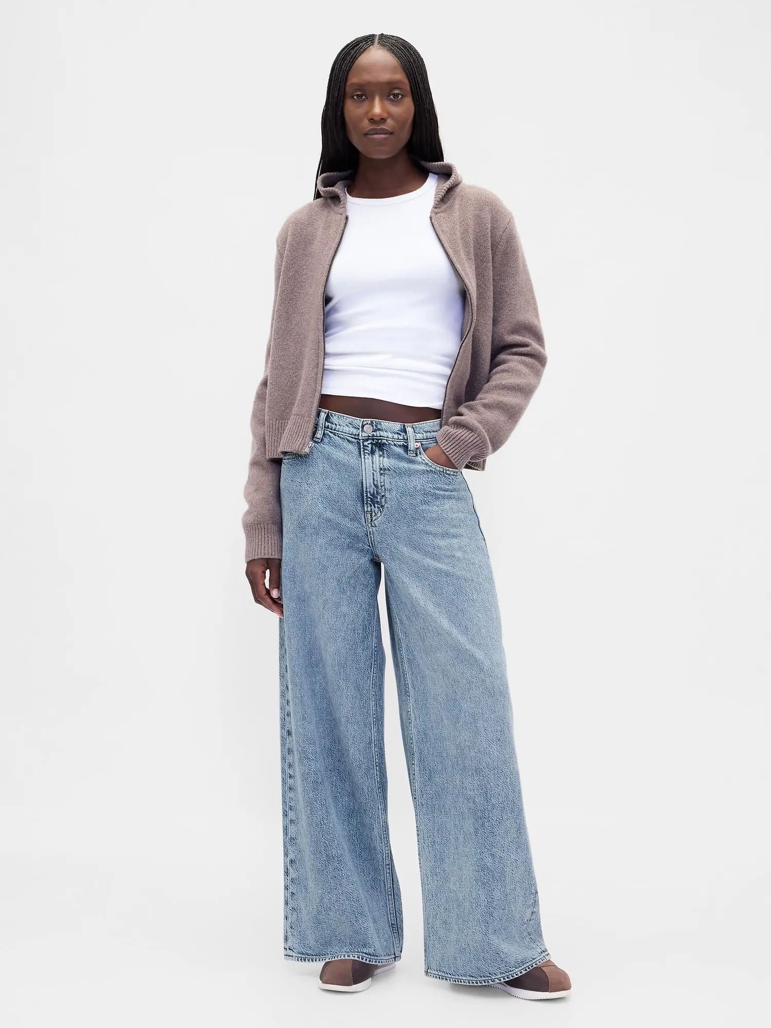 GAP dámské baggy džíny UltraSoft
