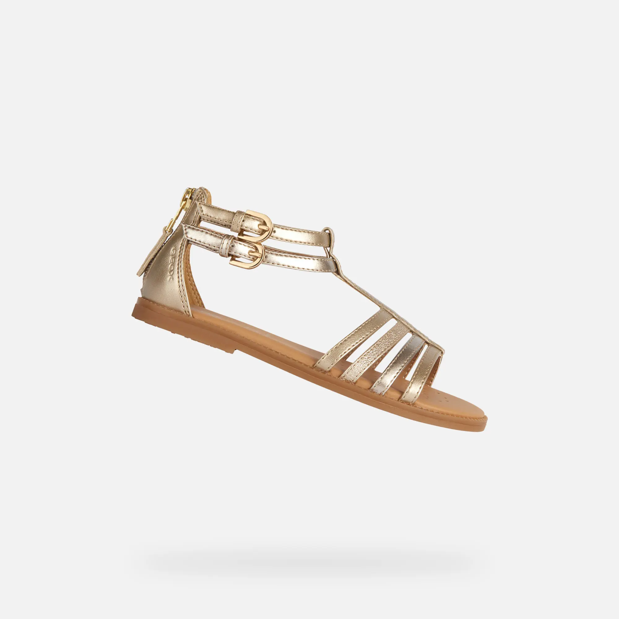 Stříbrné dívčí sandály Geox Sandal Karly Girl -