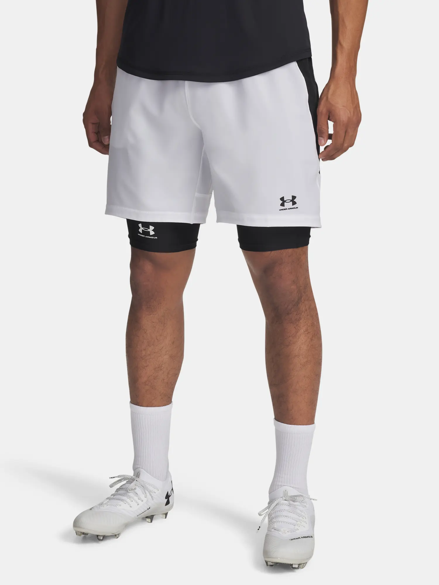 Pánské kraťasy Under Armour UA M Challenger Pro Shorts-WHT - Pánské