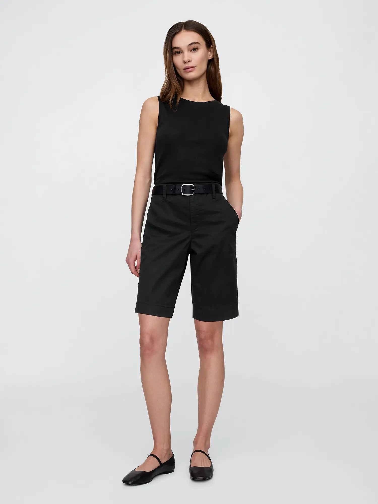 GAP Kraťasy Khaki Bermuda - Dámské