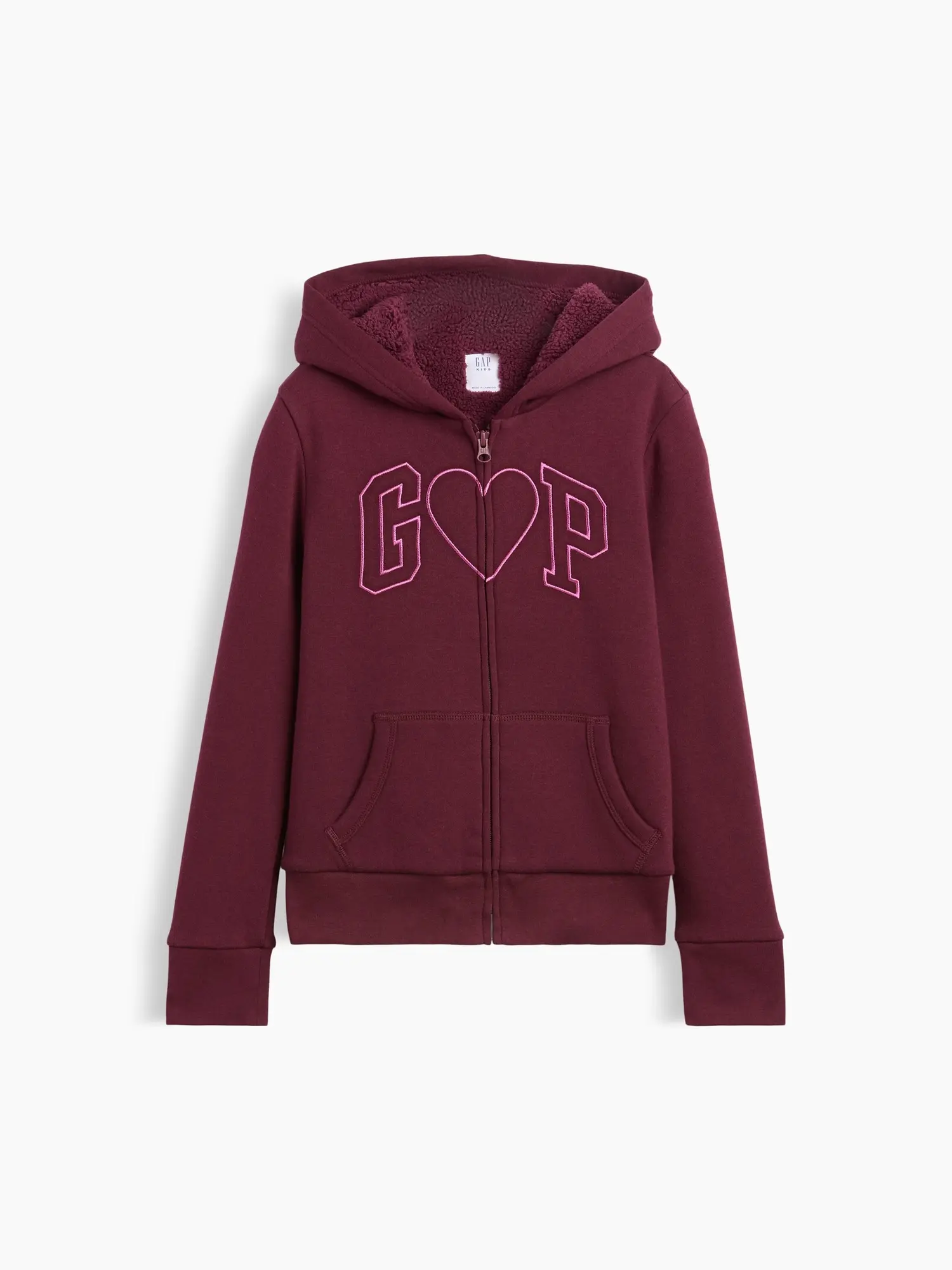 GAP Kids Sherpa mikina pro dívky