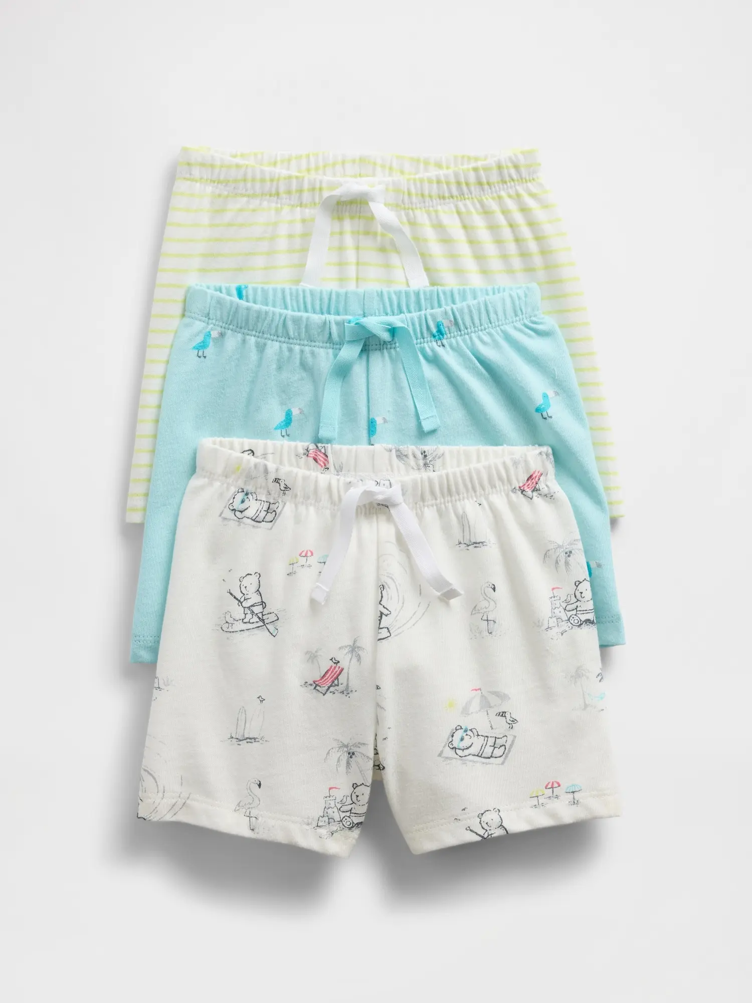GAP Baby kraťasy, 3 kusy - Kluci