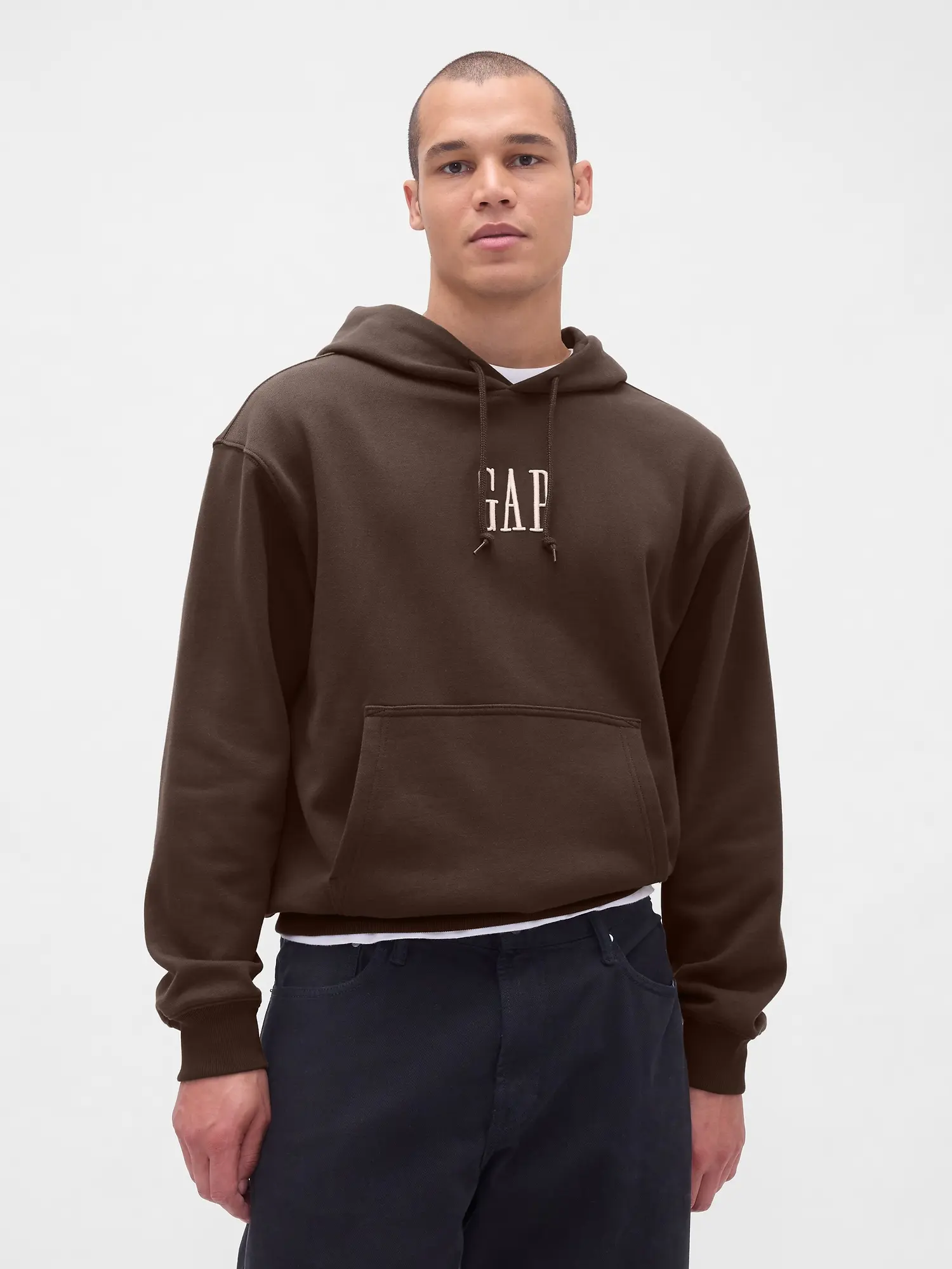GAP Oversize mikina s logem Heavyweight - Pánské