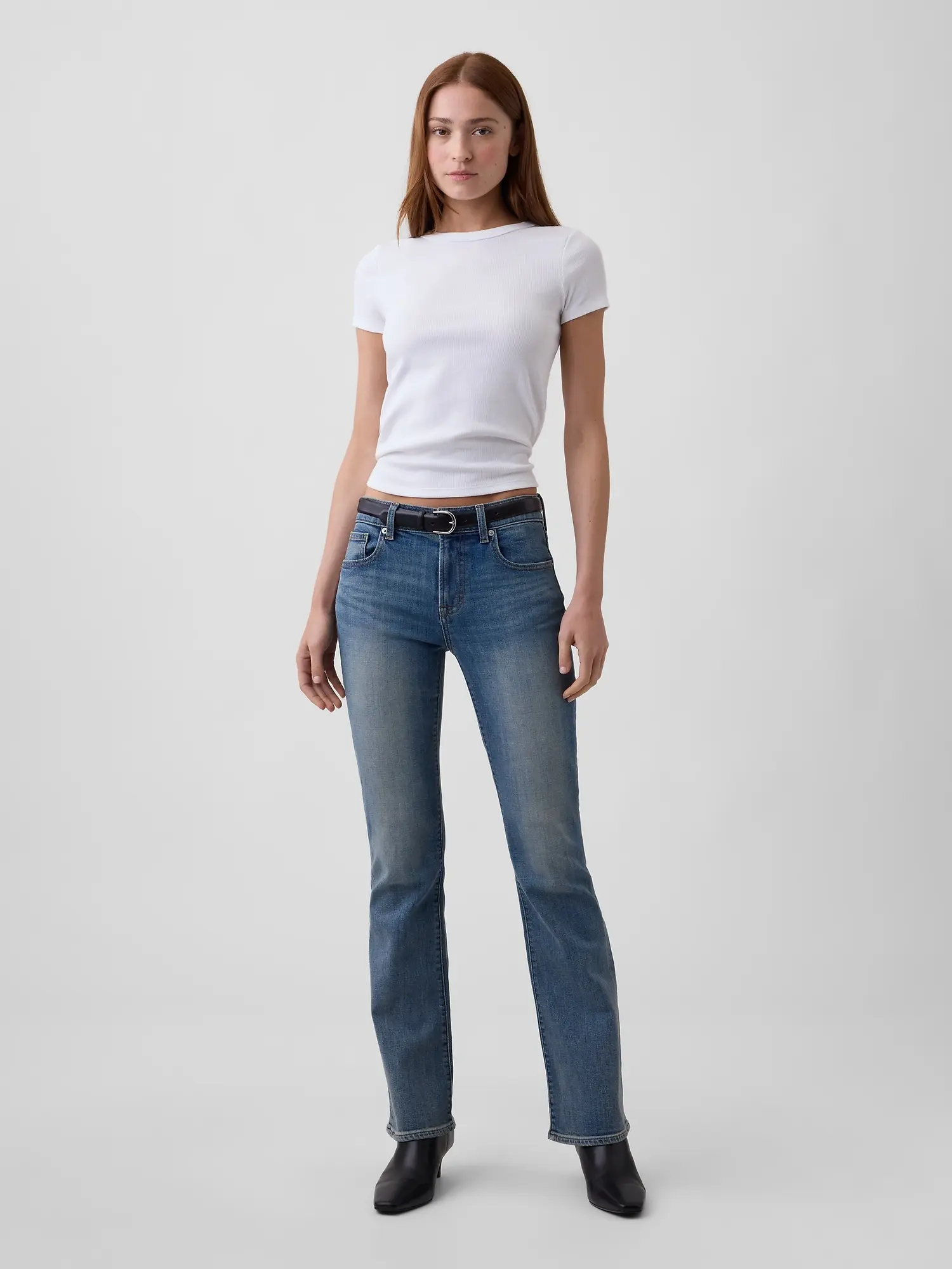 GAP Dámské Jeans Mid Rise Boot