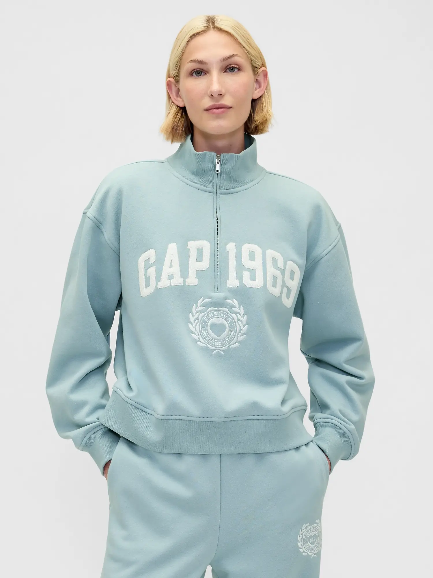 GAP Oversize mikina s logem 1969 VintageSoft