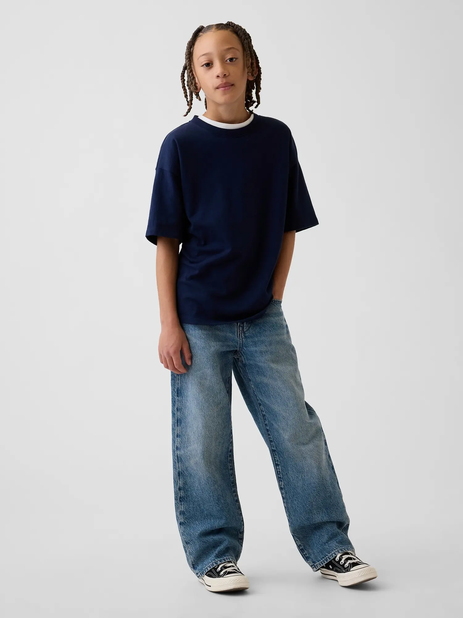 GAP Dětské džíny '90s Loose - kluci