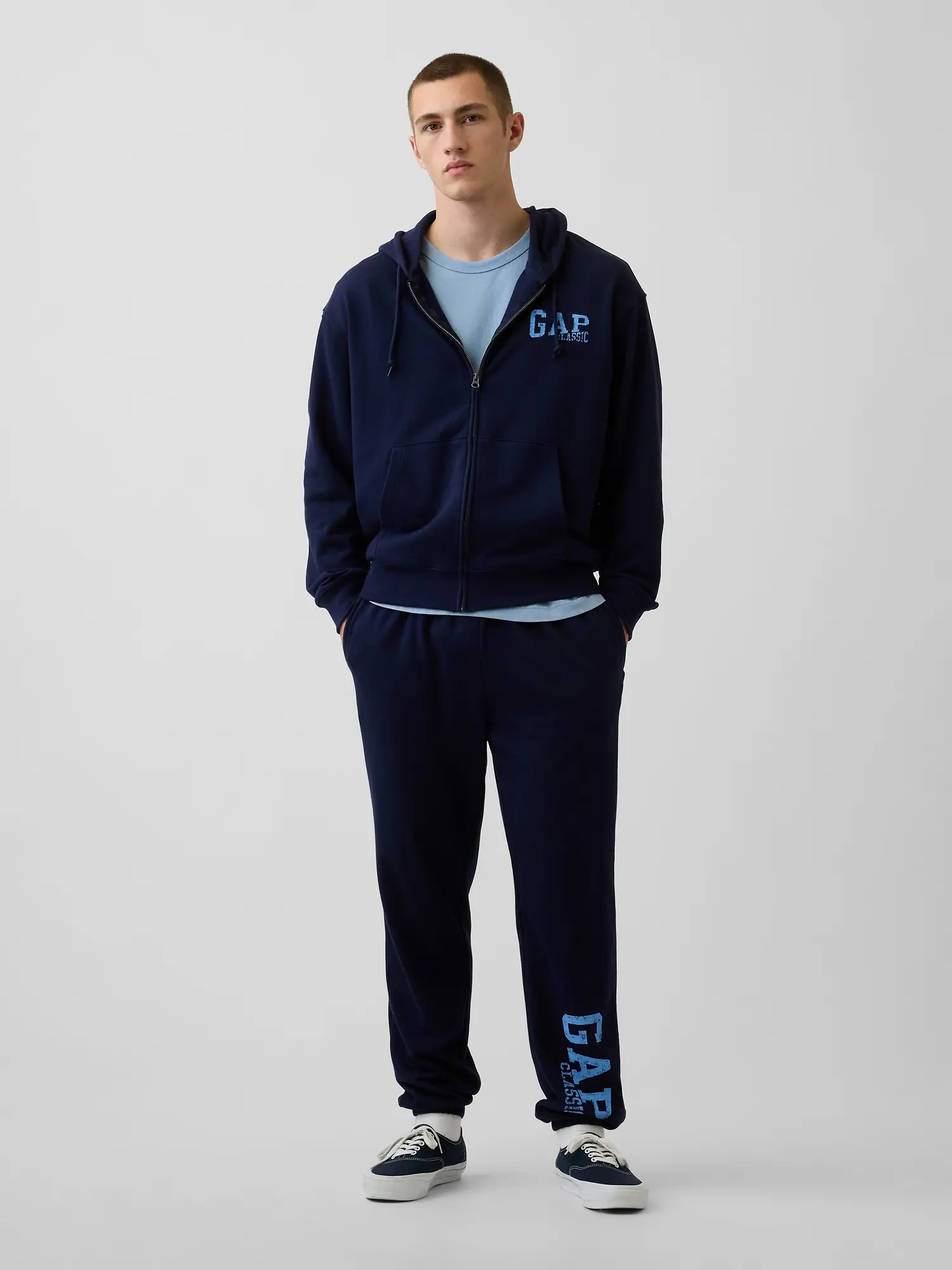 GAP tepláky z French Terry s logem