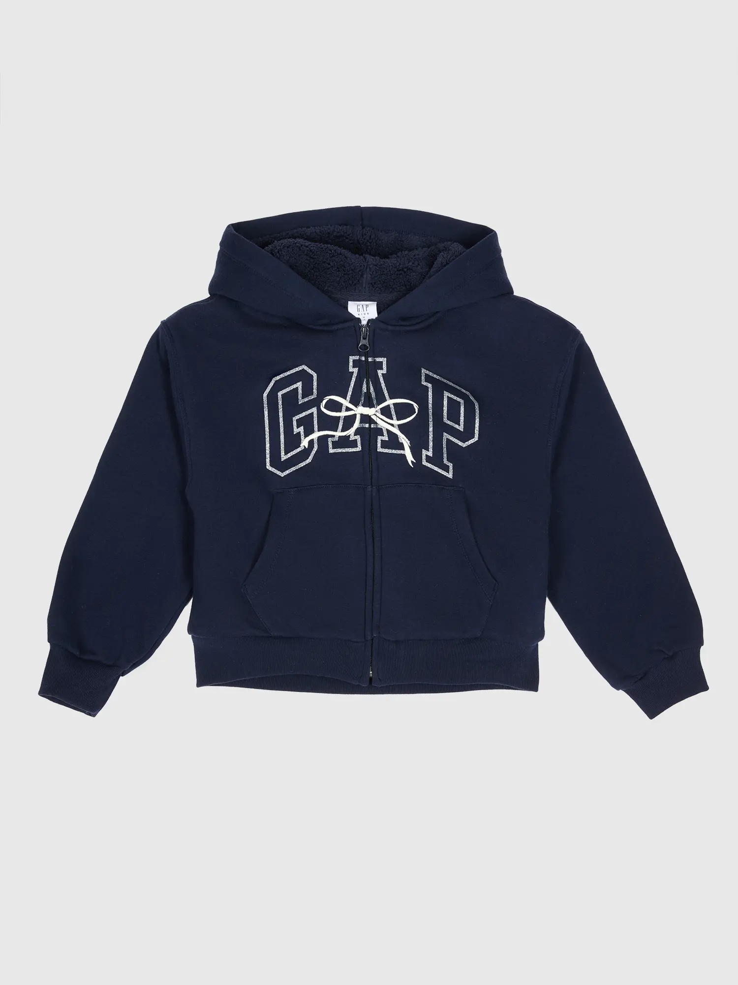 GAP Dětská zateplená sherpa mikina - Holky
