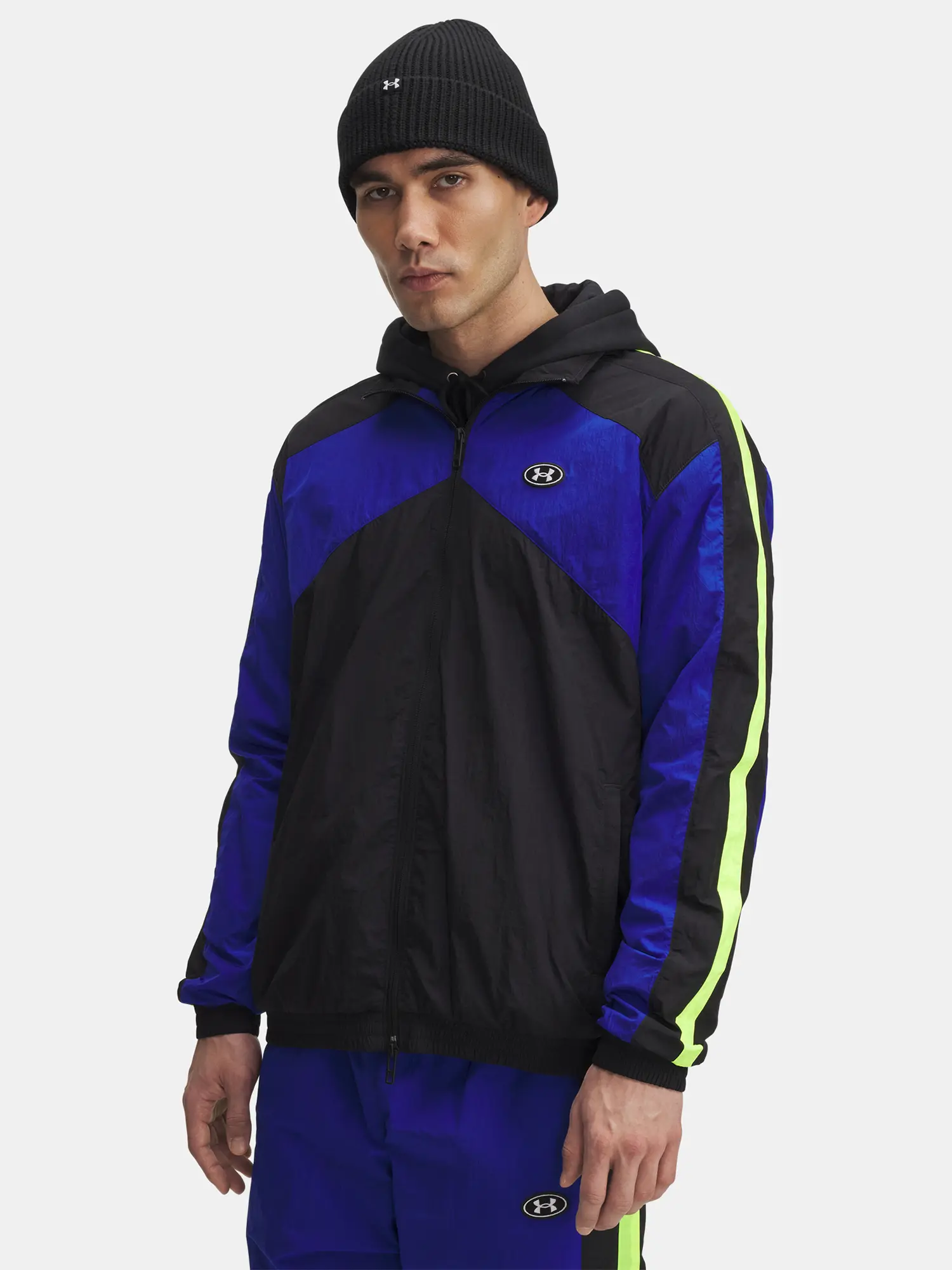 Pánská bunda Under Armour UA Icon Wvn Track Jkt-BLK - Pánské