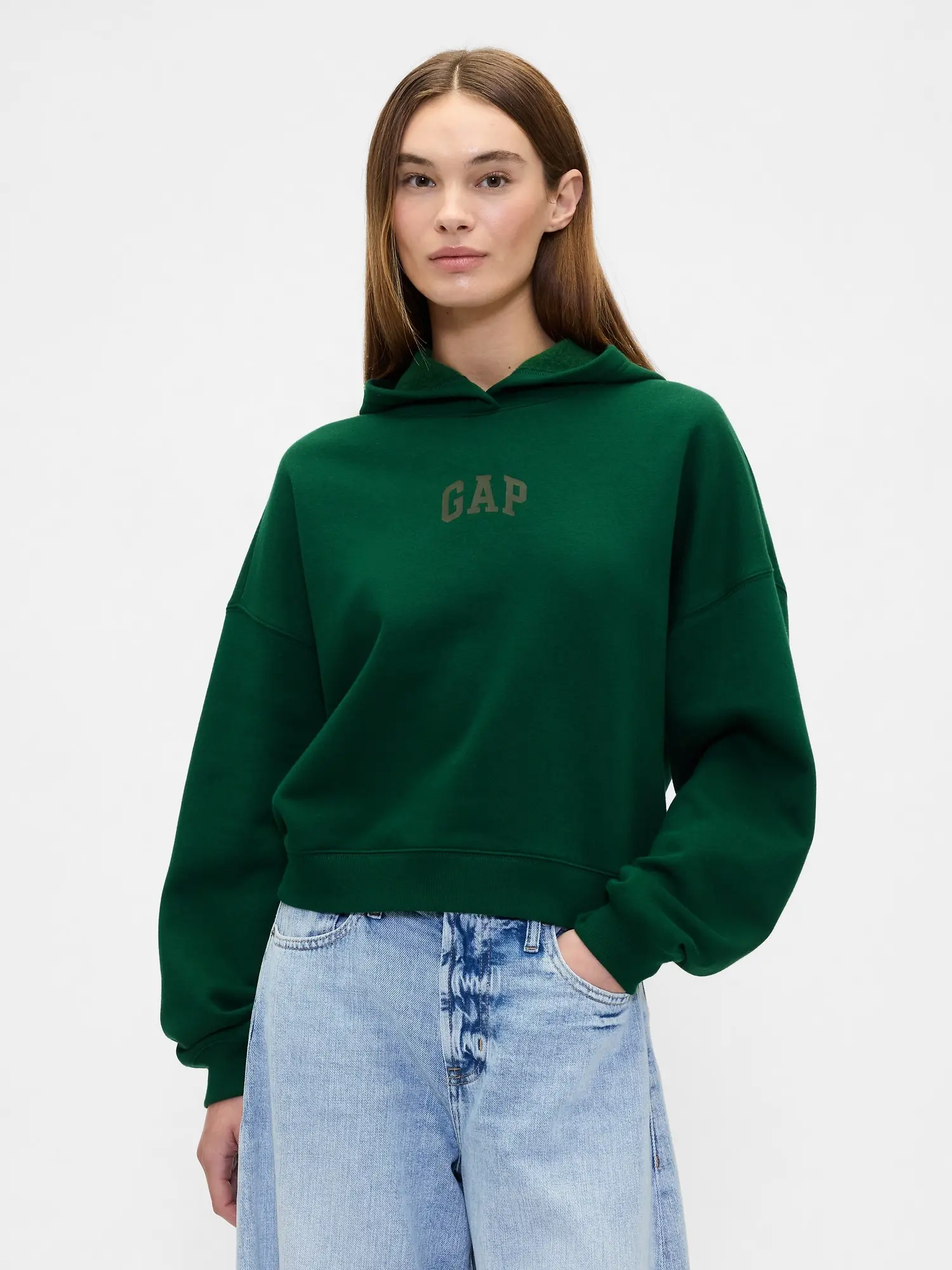 GAP Crop mikina s logem - Dámské