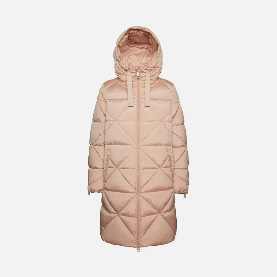 Růžová dámská parka Geox Allenie - Dámské