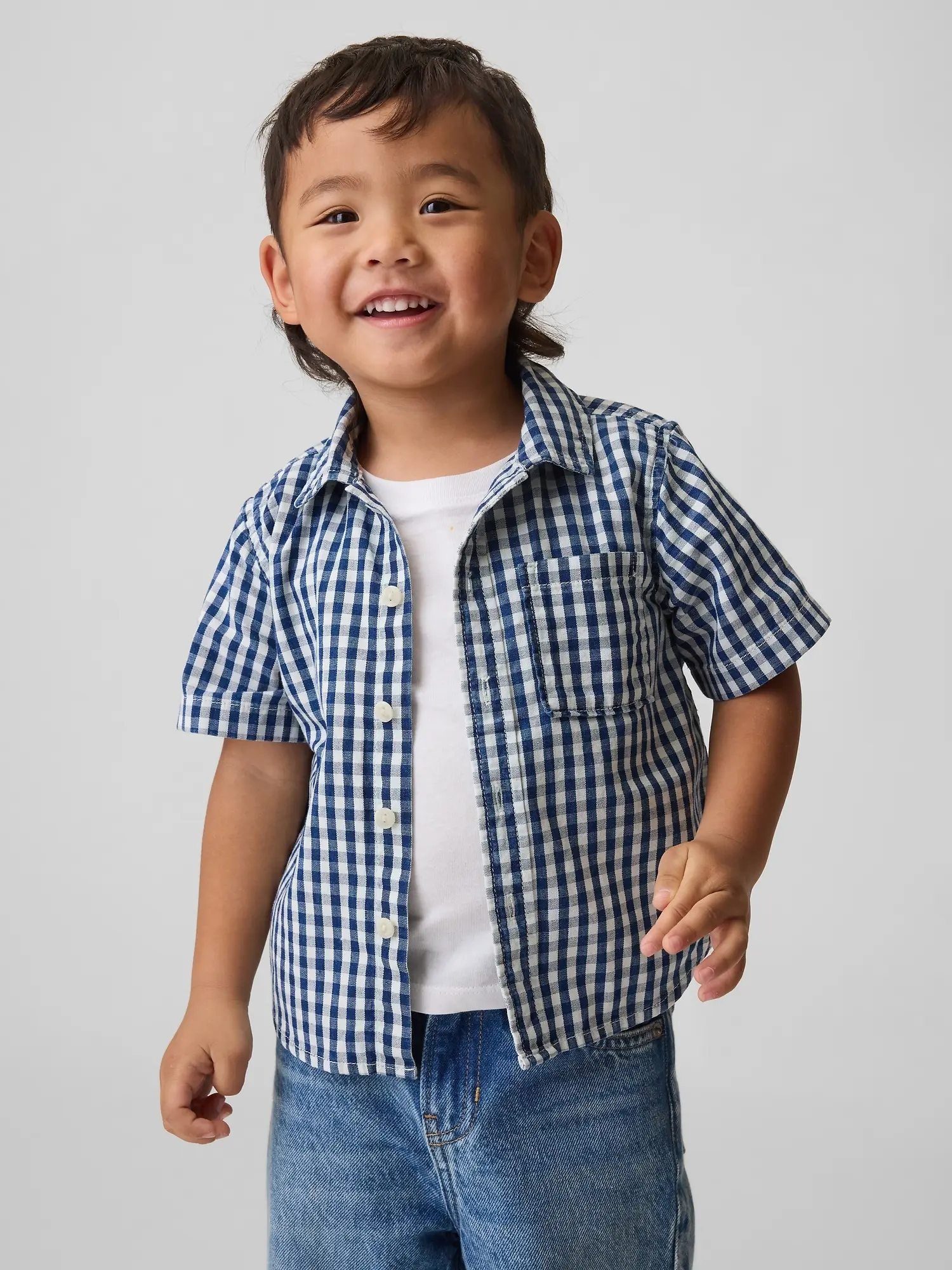 GAP Dětská košile z denimu