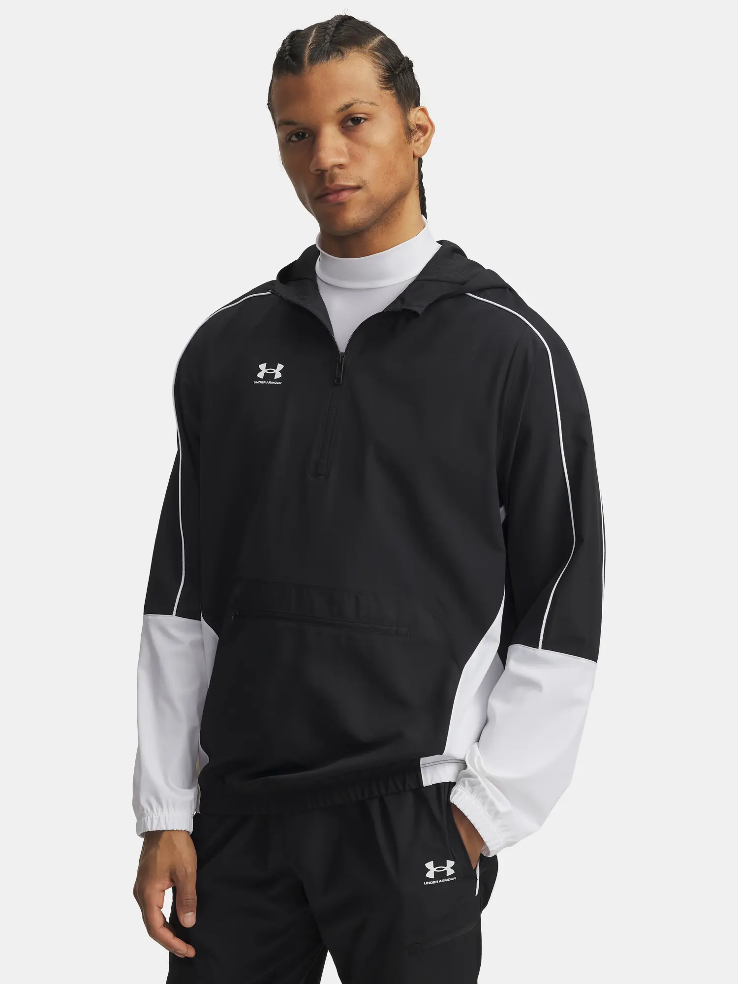 Pánská bunda Under Armour UA M Challenger Warmup Jkt-BLK - Pánské