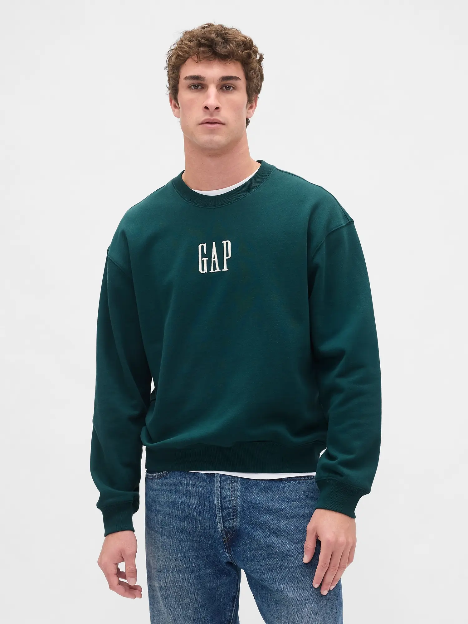 GAP Oversize mikina Heavyweight - Pánské