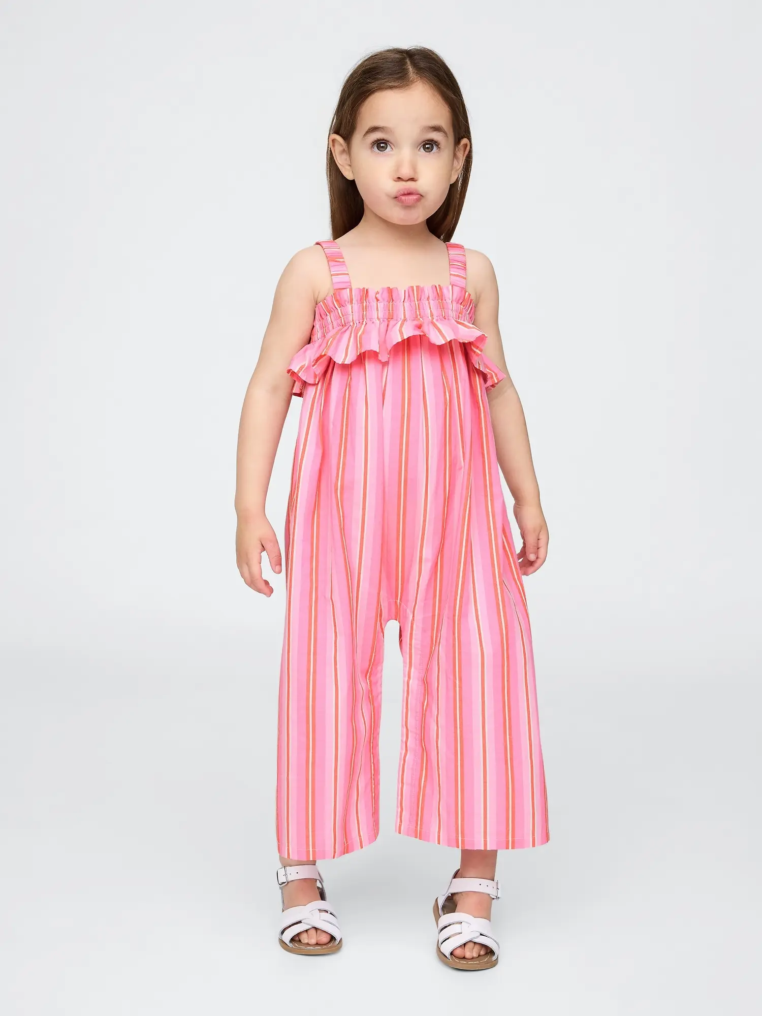GAP Baby Poplin overal pro dívky