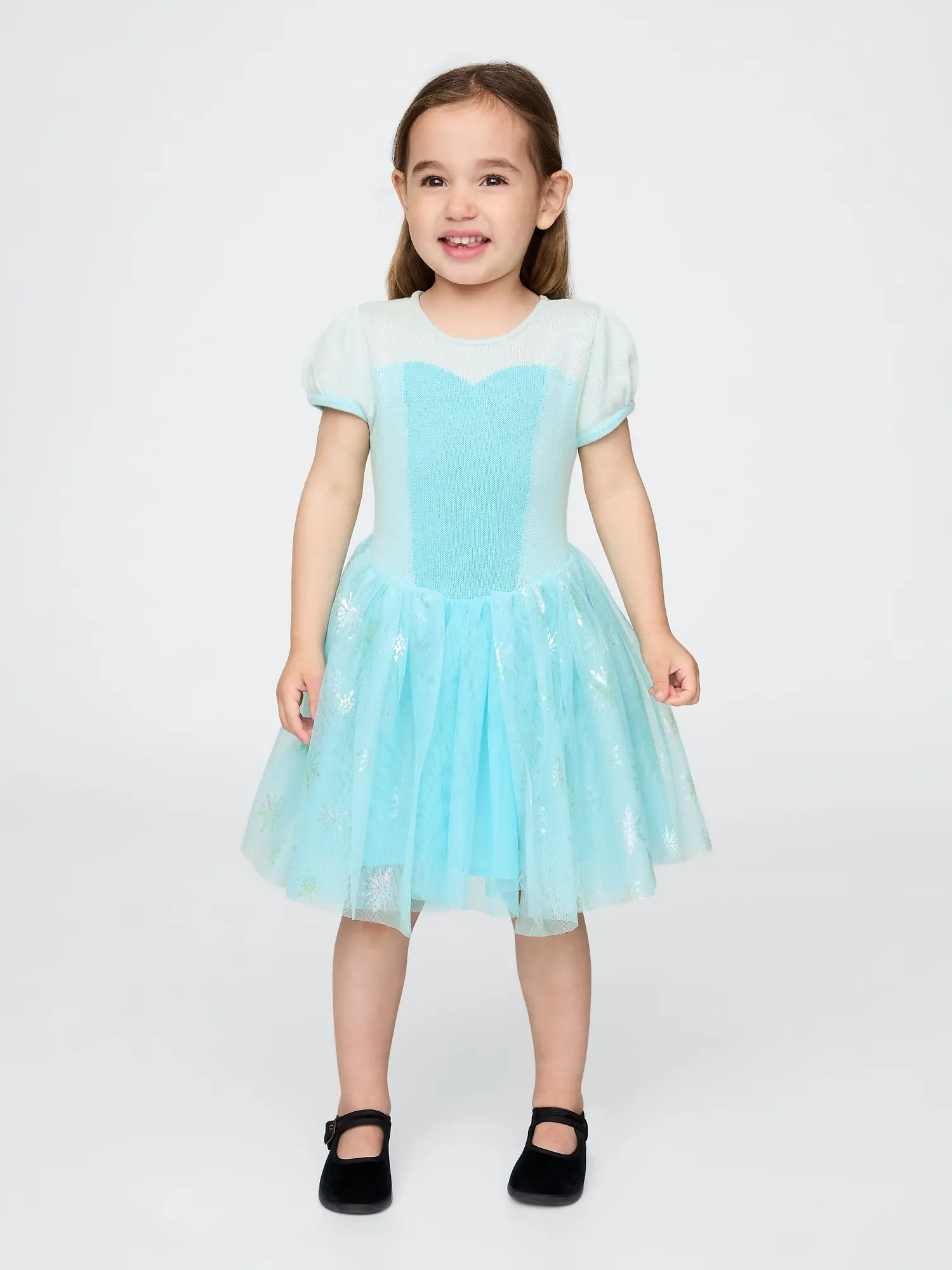 Dětské tylové šaty Gap & Disney Princess Elsa