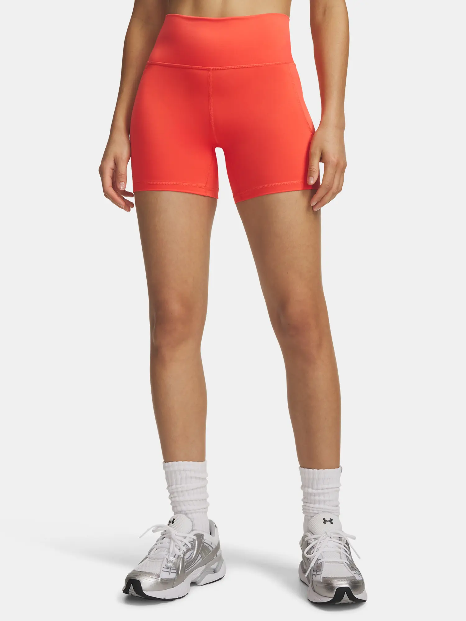 Krátké šortky Under Armour Meridian Middy-RED