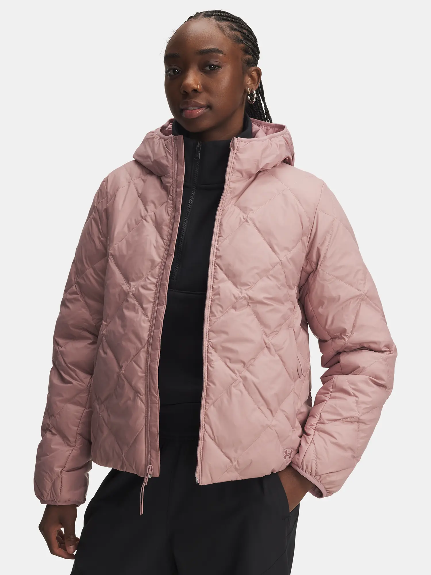 Dámská bunda Under Armour Legend Down Jacket-PNK - Dámské