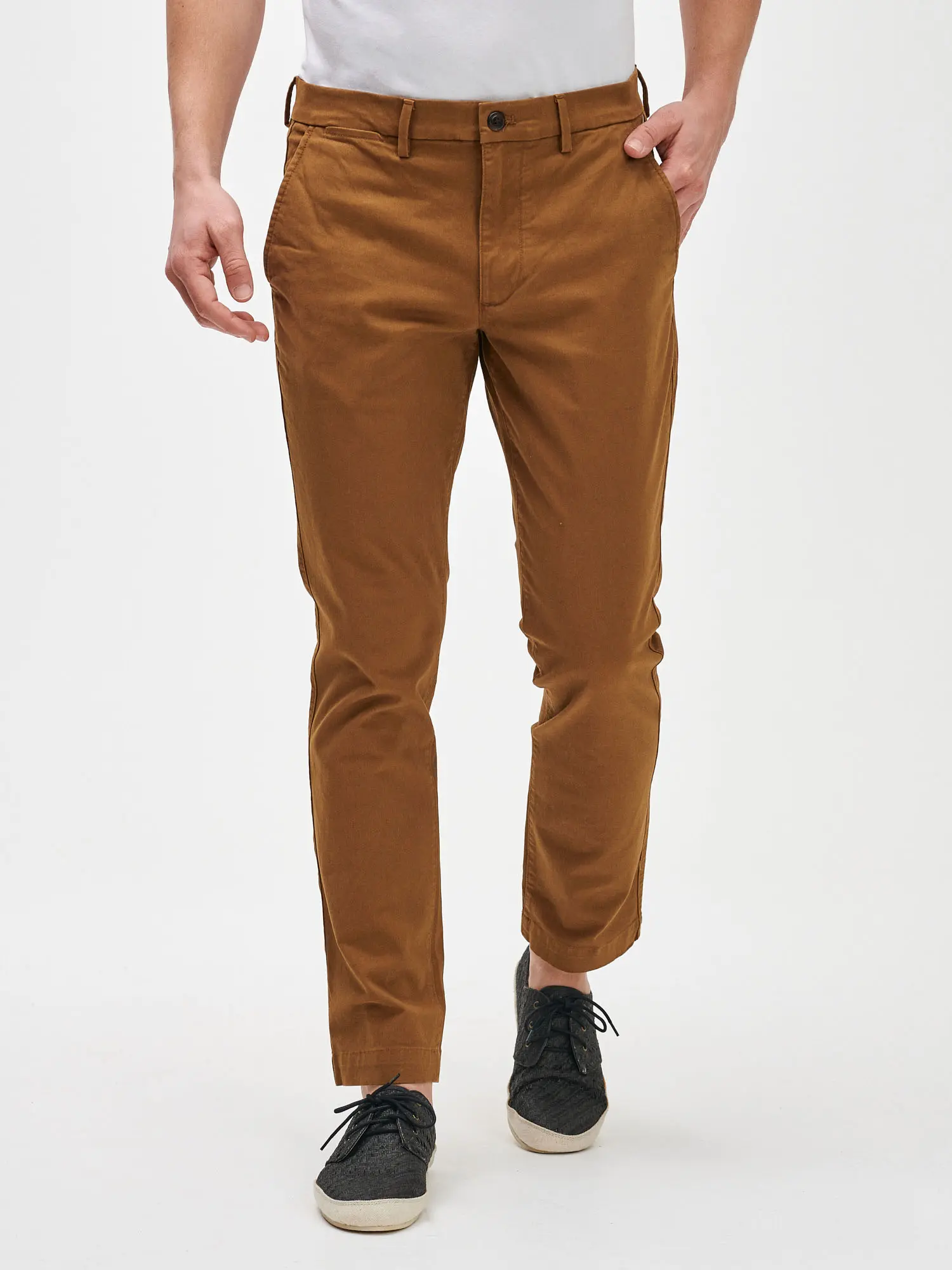 Pánské Kalhoty khaki slim fit GapFlex GAP 500357-06 Velikost: