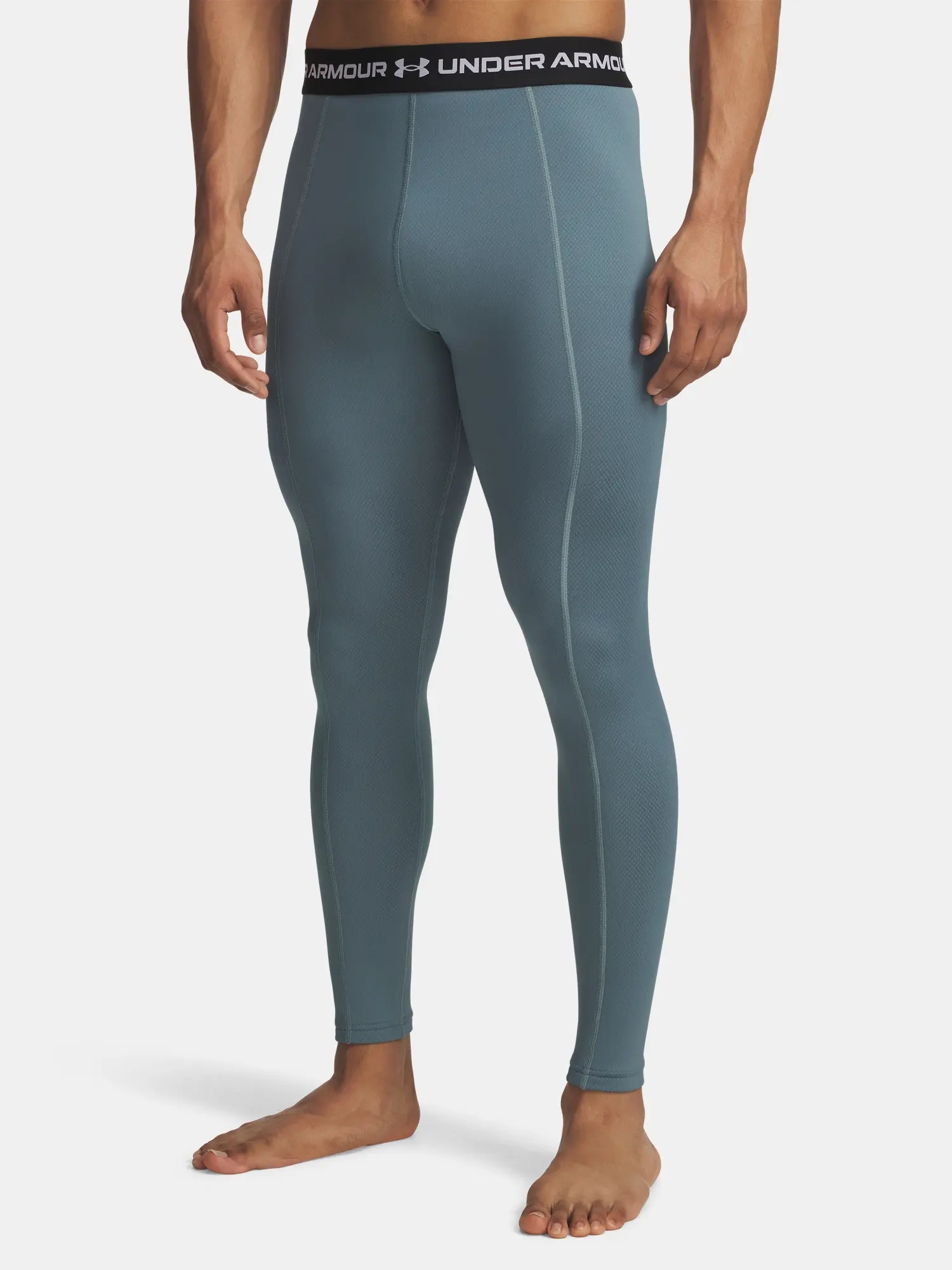 Pánské legíny Under Armour UA Halo Bonded Auxetic Legng-BLK - Pánské
