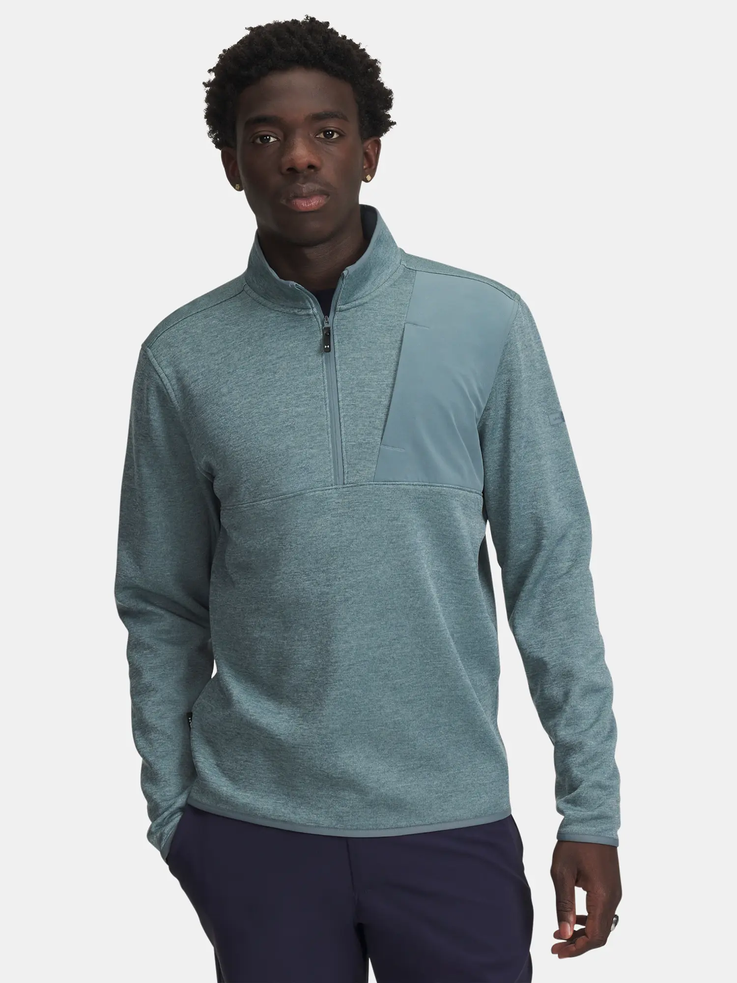 Pánská mikina Under Armour UA Drive SweaterFleece HZ-BLU - Pánské