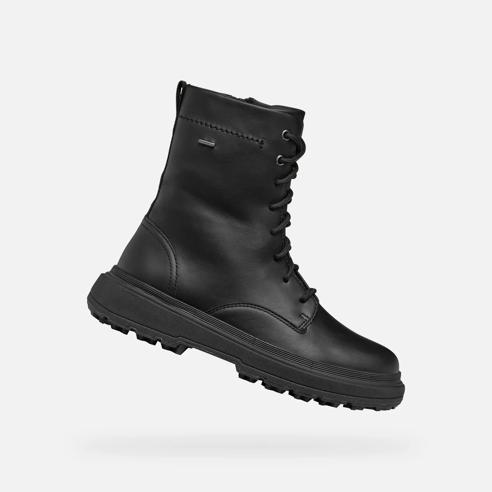 Černá dámská kotníková obuv Geox Lamidie + Grip ABX -
