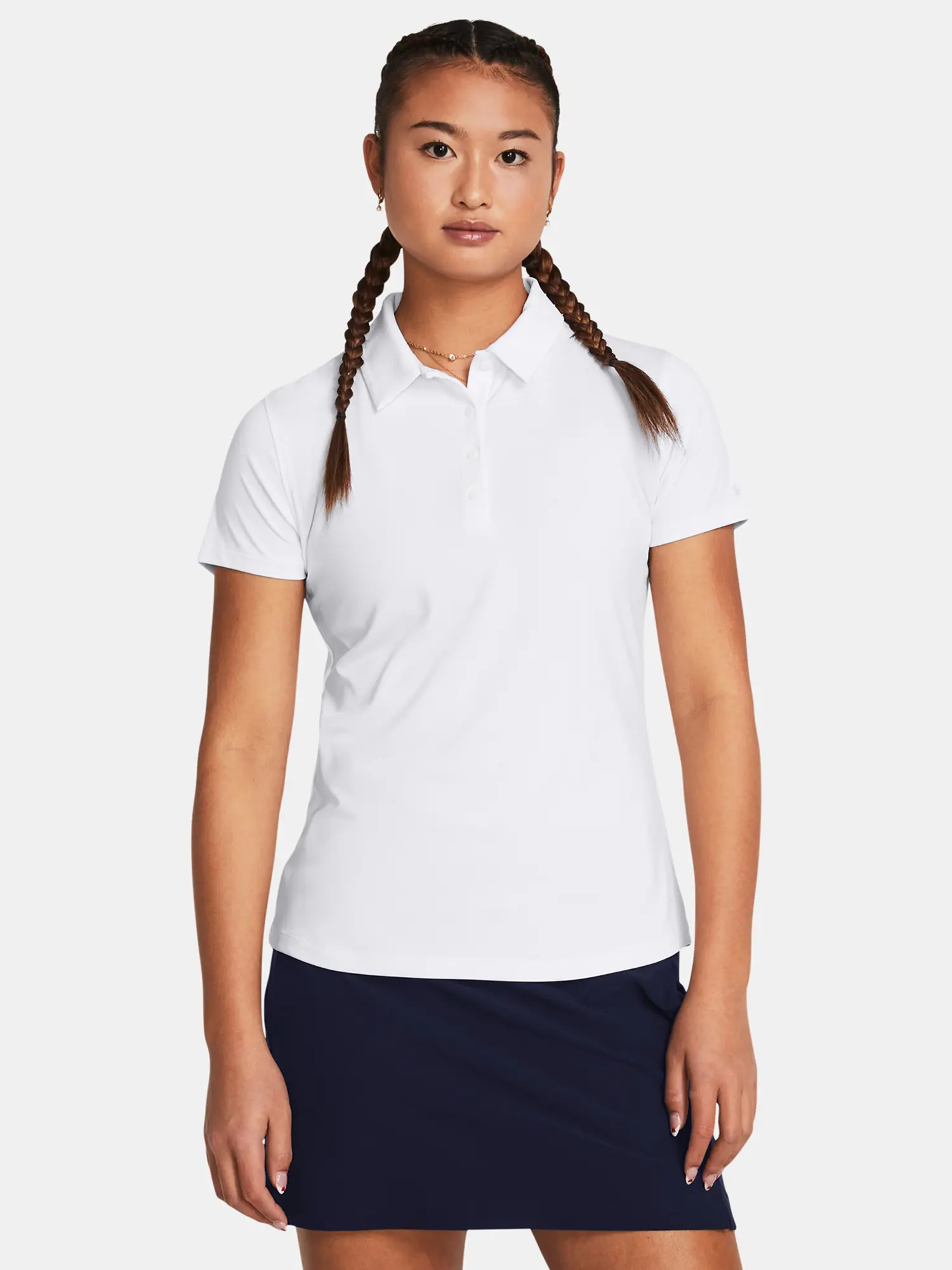 Dámské tričko Under Armour UA Playoff SS Polo-WHT - Dámské