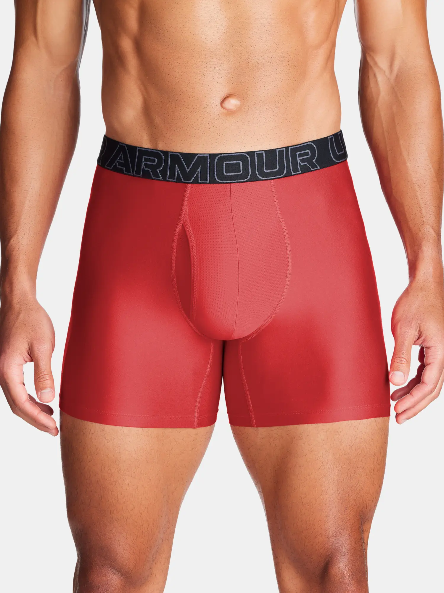 Under Armour 3 PACK-UA PERFORMANCE TECH- SOLID 6in-MRN